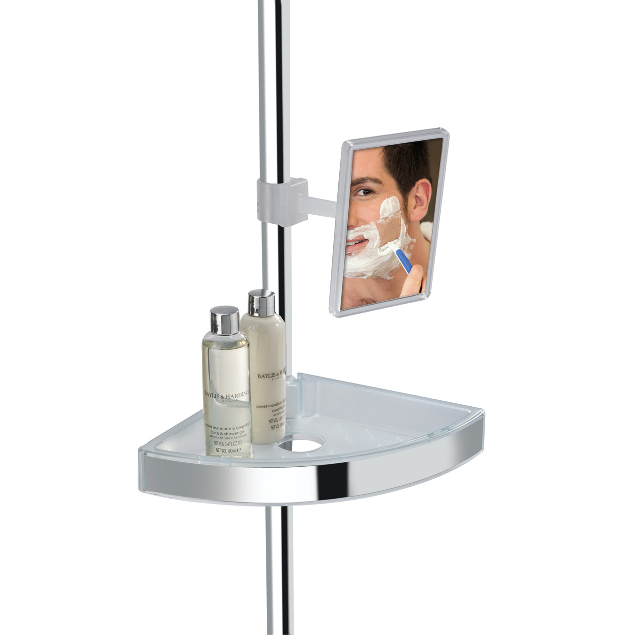 407470-Teleskop-Duschecke-Premium-gla-nzend_FS_03 WENKO TELESKOP-DUSCHECKE PREMIUM GLÄNZEN