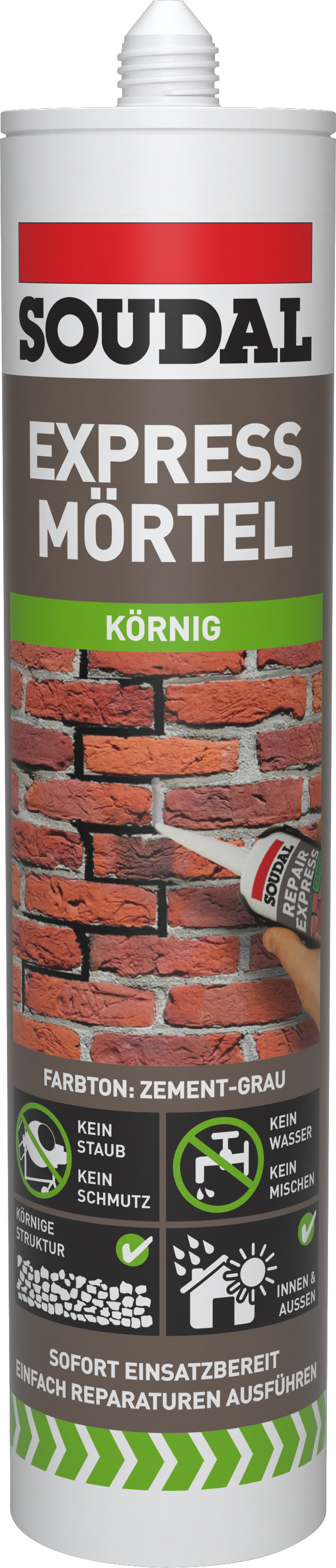 Soudal Express Mörtel, grau, 300 ml Soudal Express Mörtel, grau, 300 ml