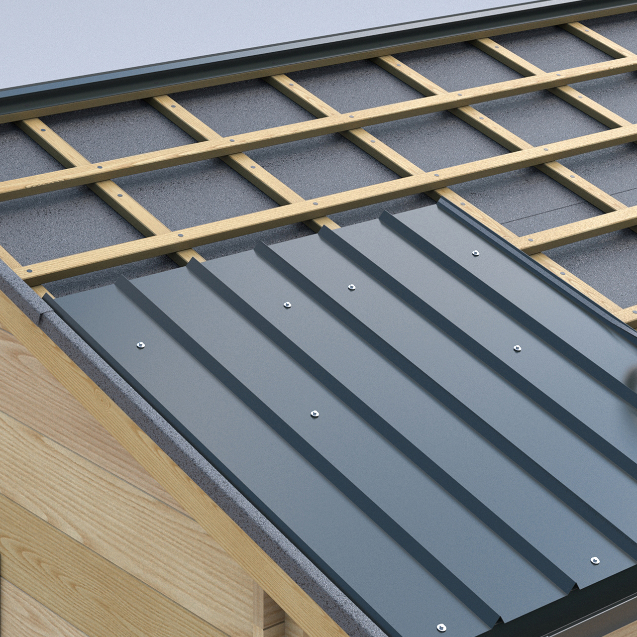 Sarei Dach- & Fassadenbauschrauben, 6 x 38 mm, Edelstahl anhtrazit