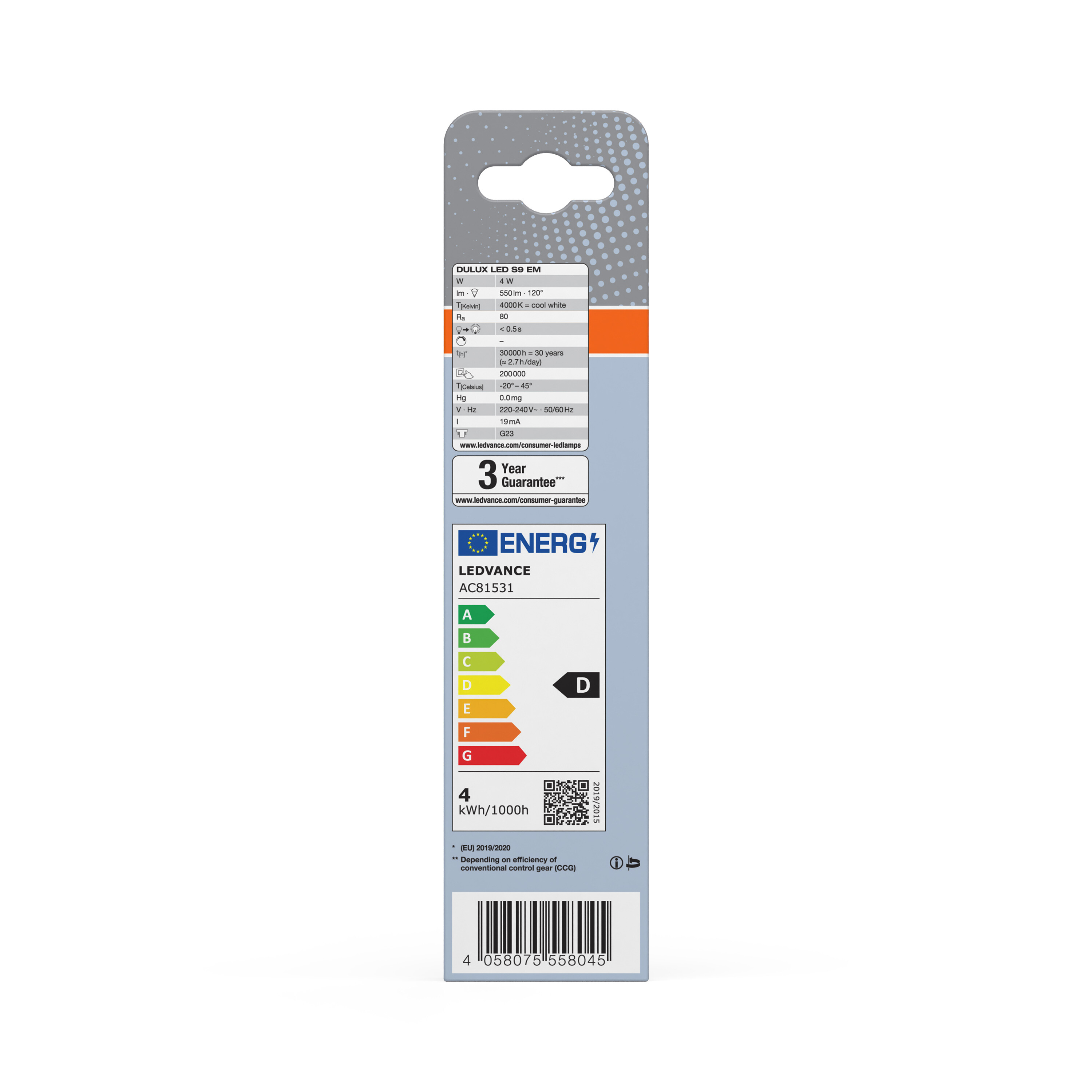 Osram DULUX LED Röhre, 16,5 cm, kaltweiß