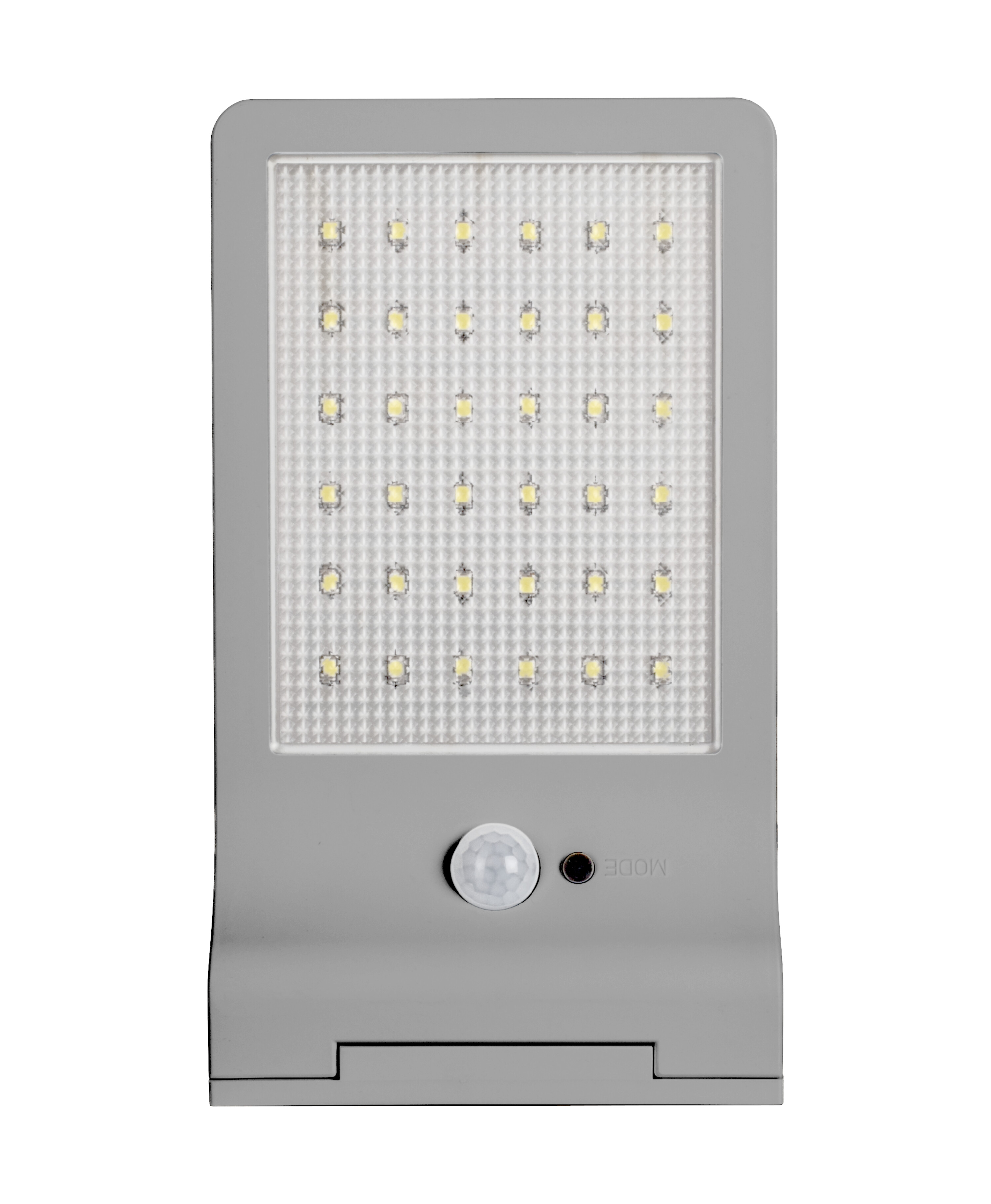 Osram Außenleuchte "DoorLED Solar" mit Sensor, 4000K, silber