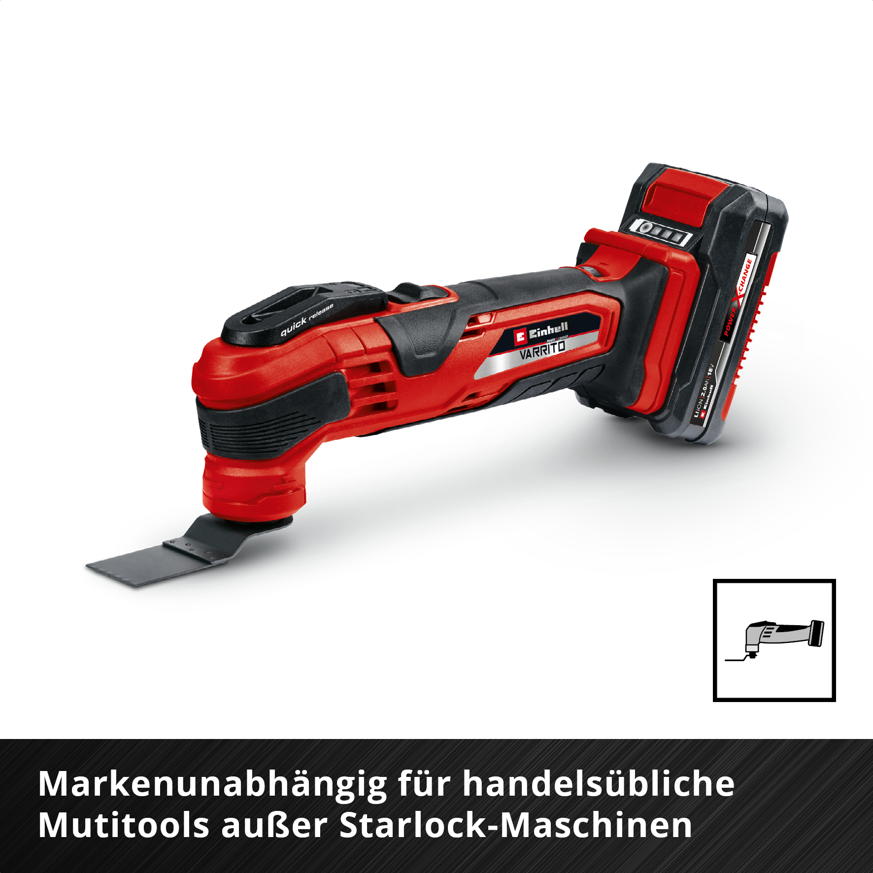 Einhell HCS-Schabermesser mit Universalaufnahme, spitz