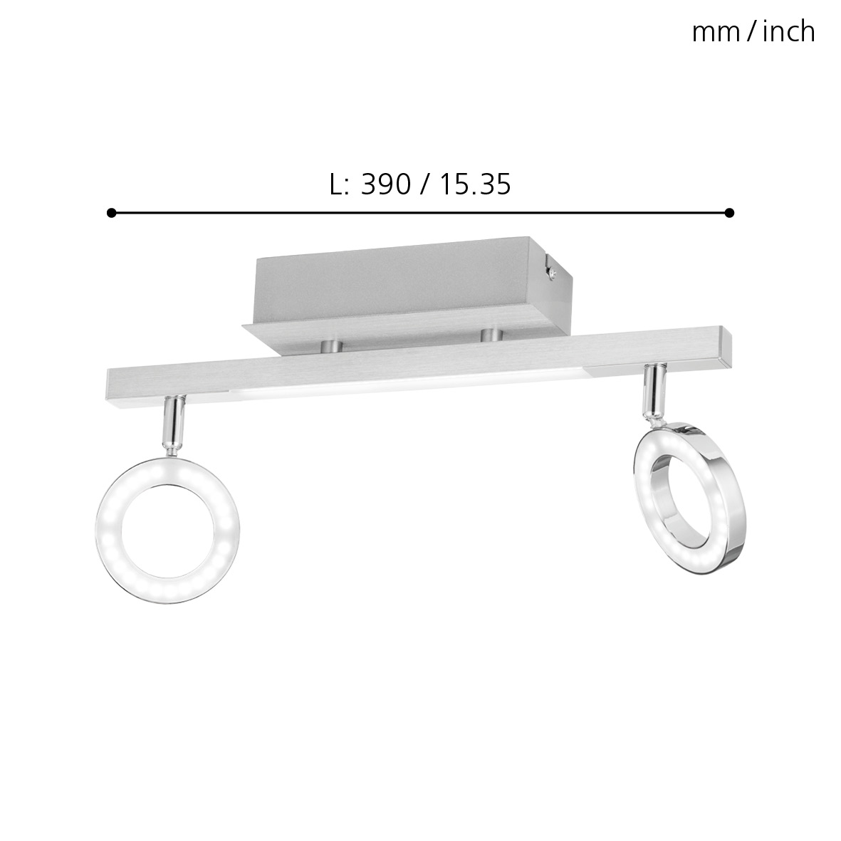 EGLO SPOT 2X3,2W 1X3,3W CARDILLIO1