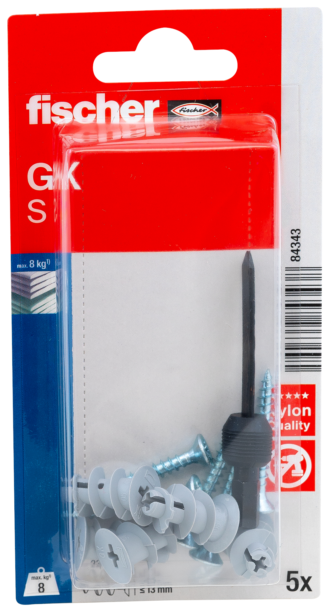 fischer Gipskartondübel GK S K (5) fischer Gipskartondübel GK S K (5)