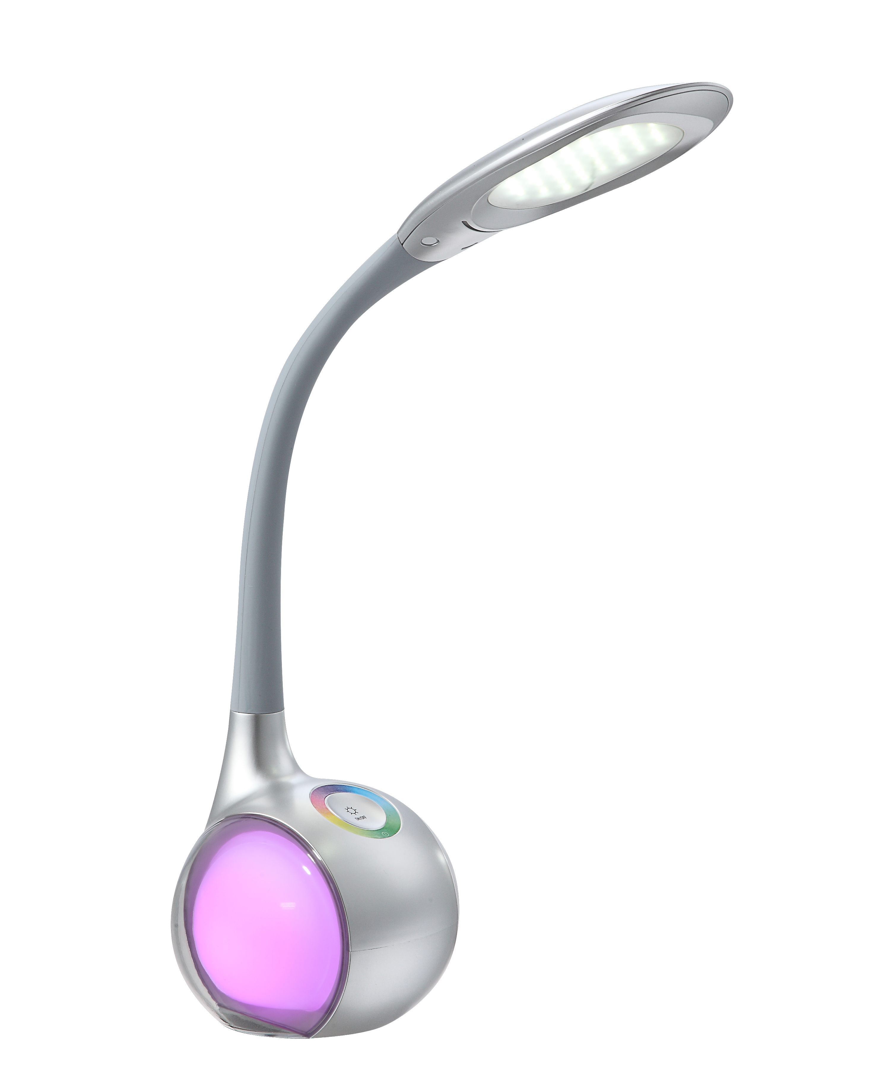612823_d GLOBO TISCHLEUCHTE 5W 280LM RGB TOUCH DIMMBAR SILBER