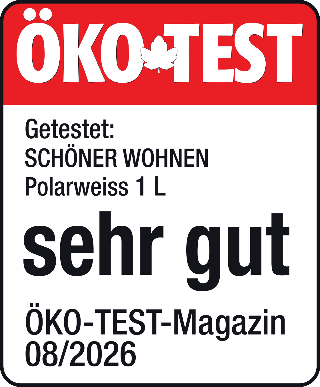 Schöner Wohnen Polarweiss, matt