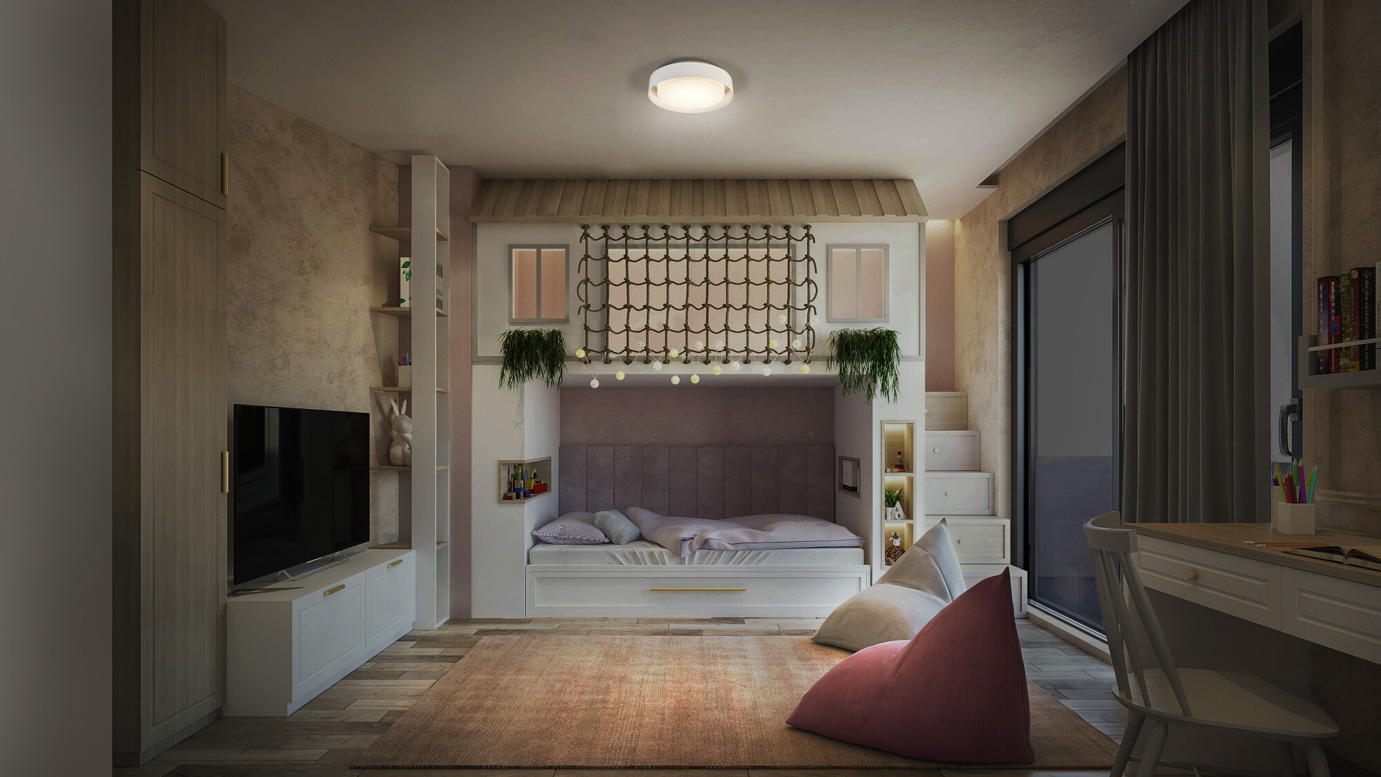 Ledvance ORBIS Deckenleuchte Madrid 290 mm, weiß, E27