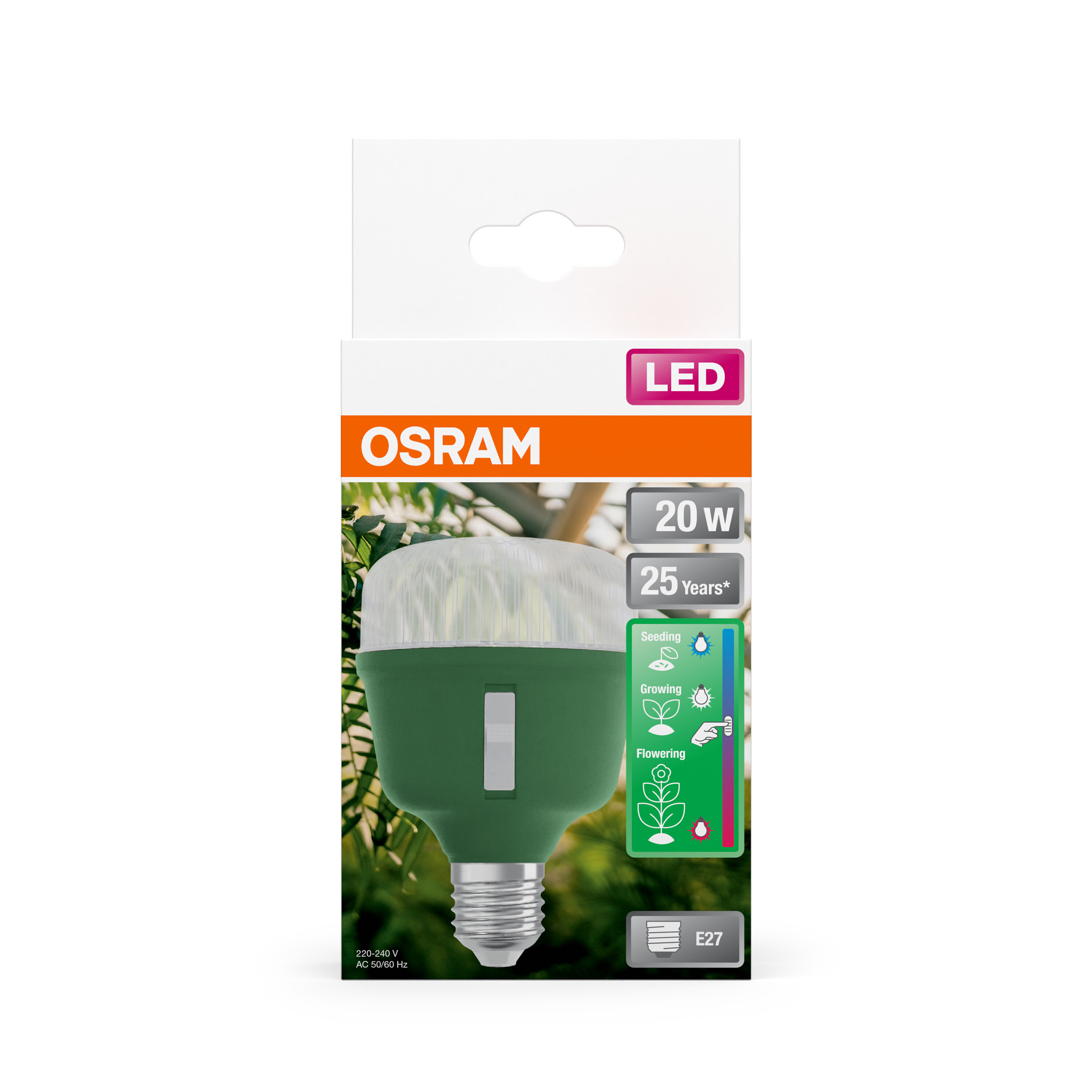 Osram LED Leuchtmittel Star Grow, klar, E27