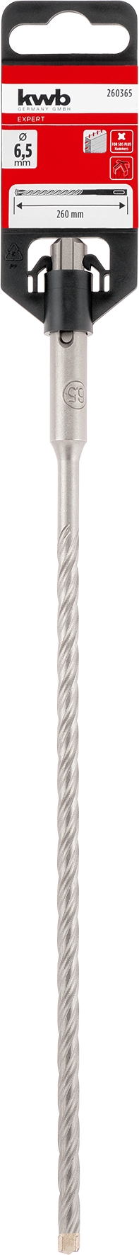 Kwb Hammerbohrer HB4X, 6,5 x 260 mm SB