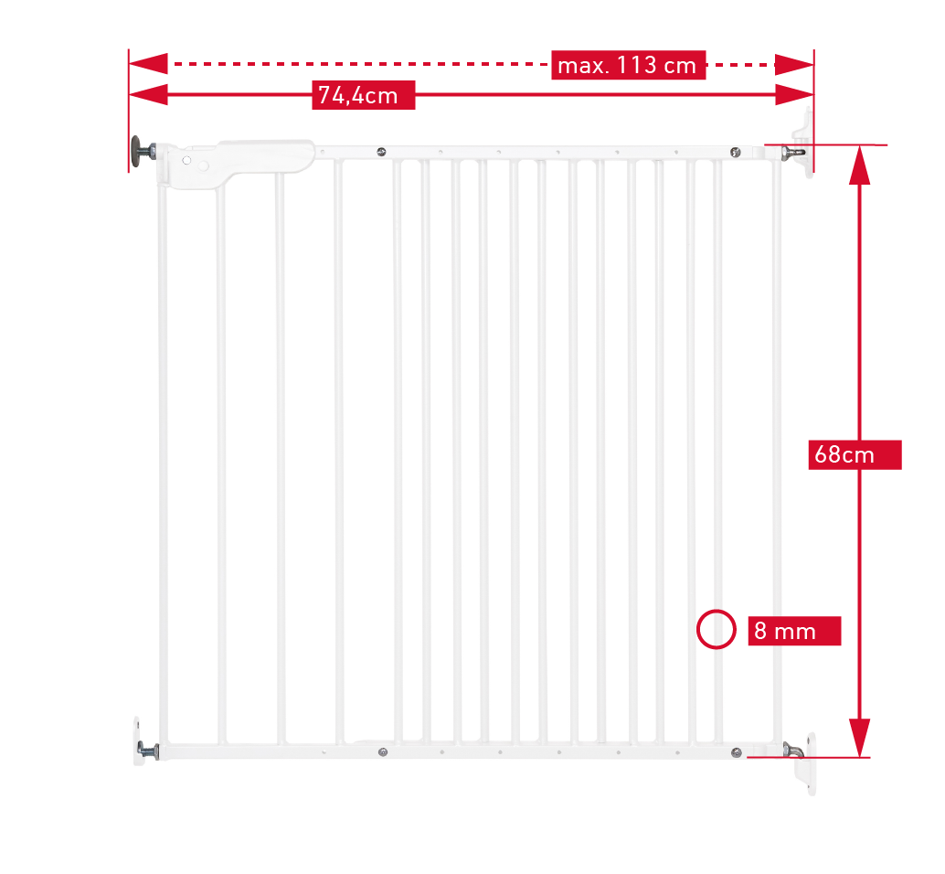 Dolle Sicherheitsgitter Lars