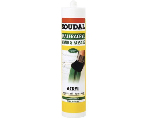 Soudal Maleracryl Wand & Fassade, weiß, 300 ml Soudal Maleracryl Wand & Fassade, weiß, 300 ml