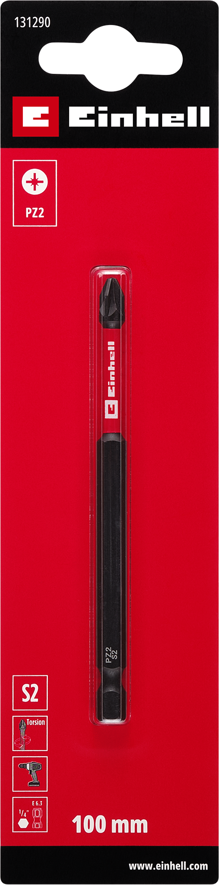 Einhell Impact-Bit Torsion, 100 mm, PZ2 S2 Einhell Impact-Bit Torsion, 100 mm, PZ2 S2