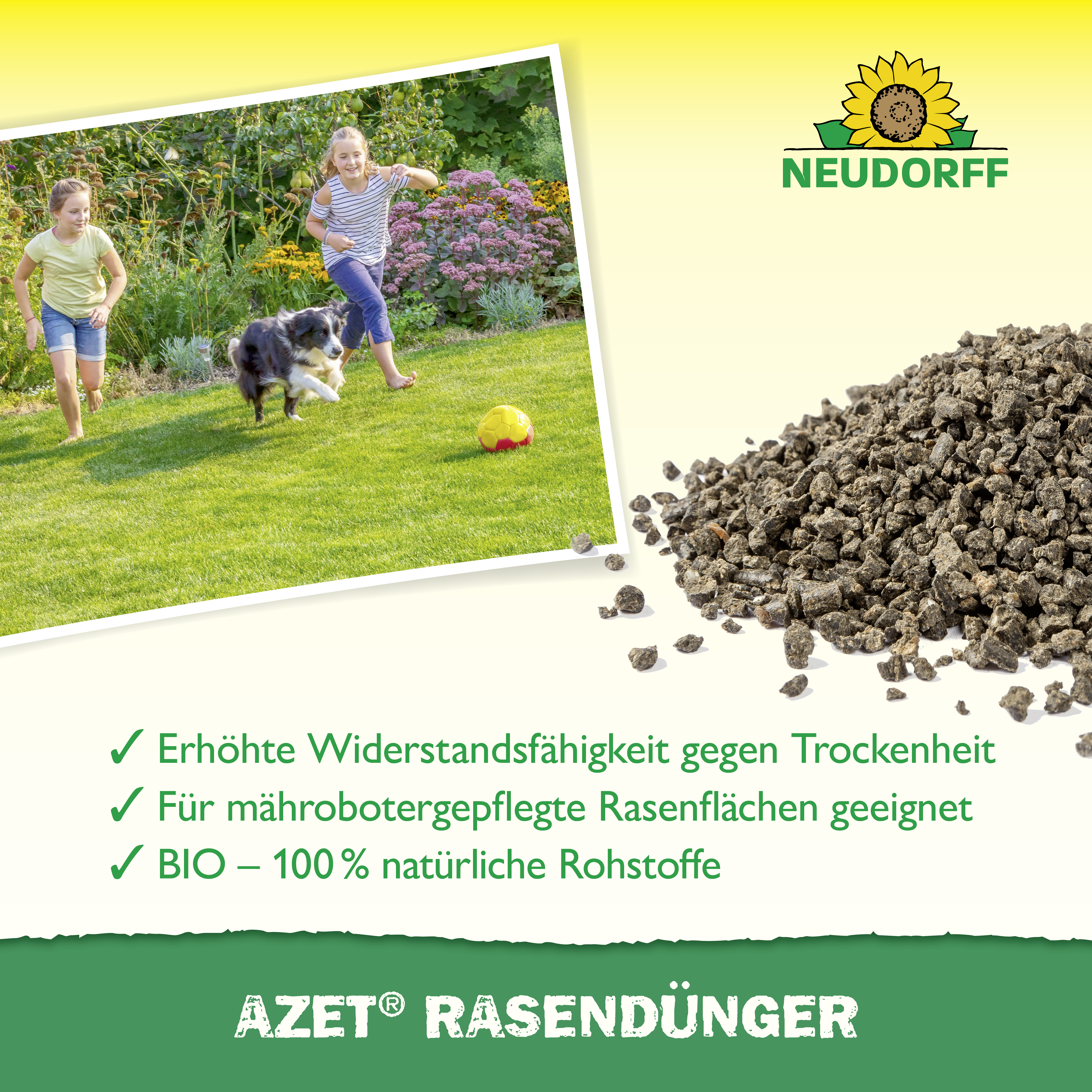 Neudorff Azet RasenDünger, 5 kg
