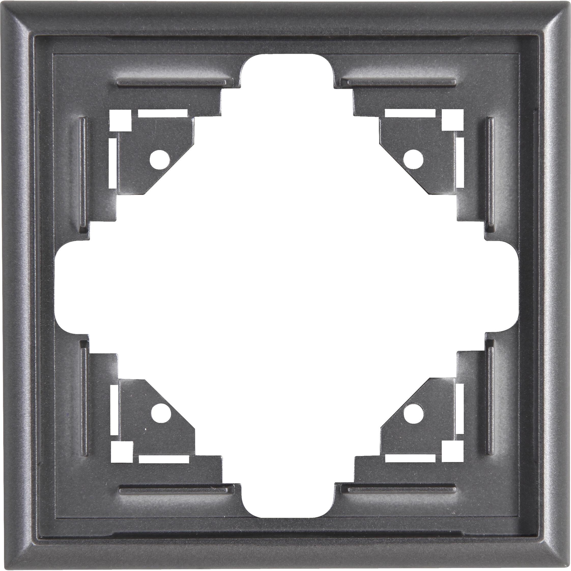 Kopp MALTA Abdeckrahmen 1-fach, anthrazit Kopp MALTA Abdeckrahmen 1-fach, anthrazit