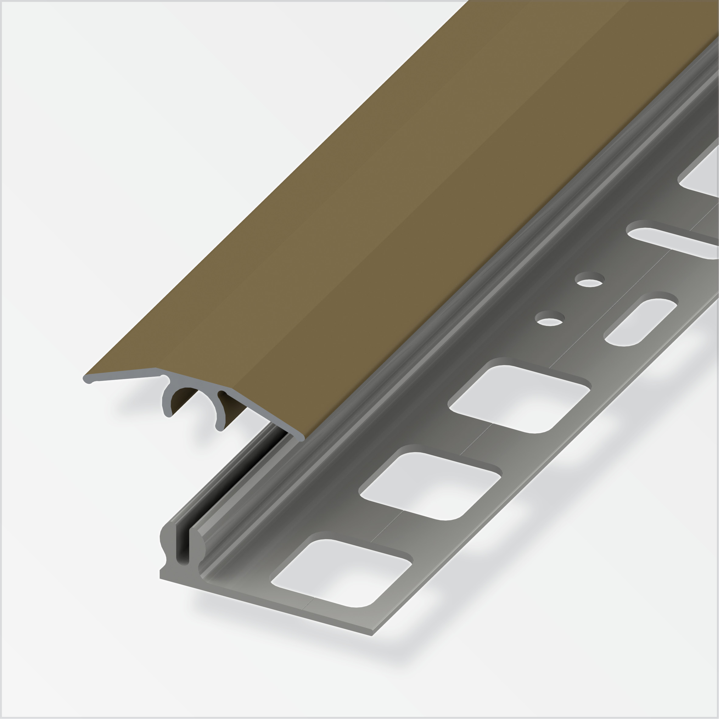 Alfer clipstech®-mini-Komplett-Set, 25 mm, bronze