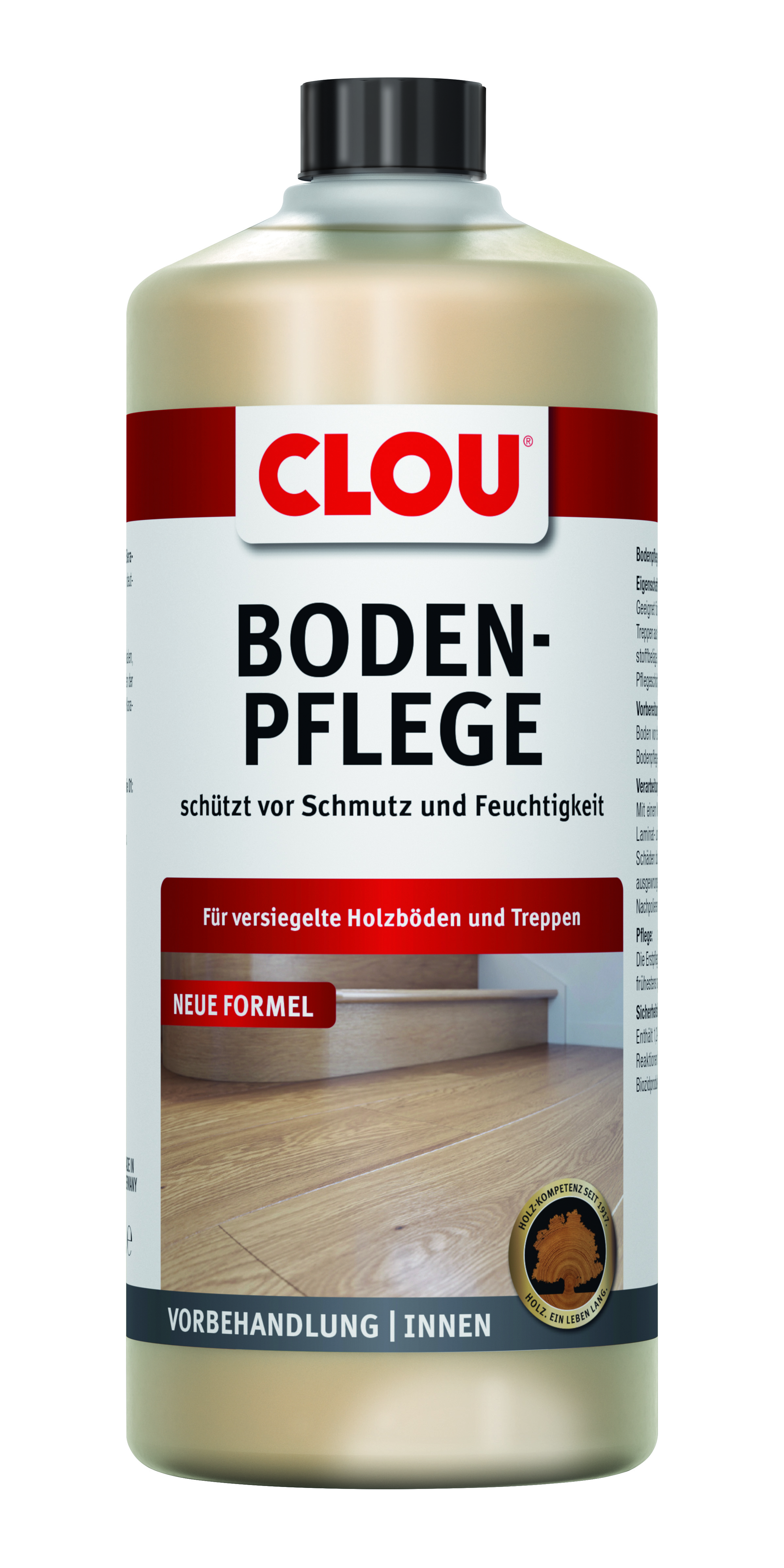 Clou Bodenpflege für versiegelte Böden, 1 l