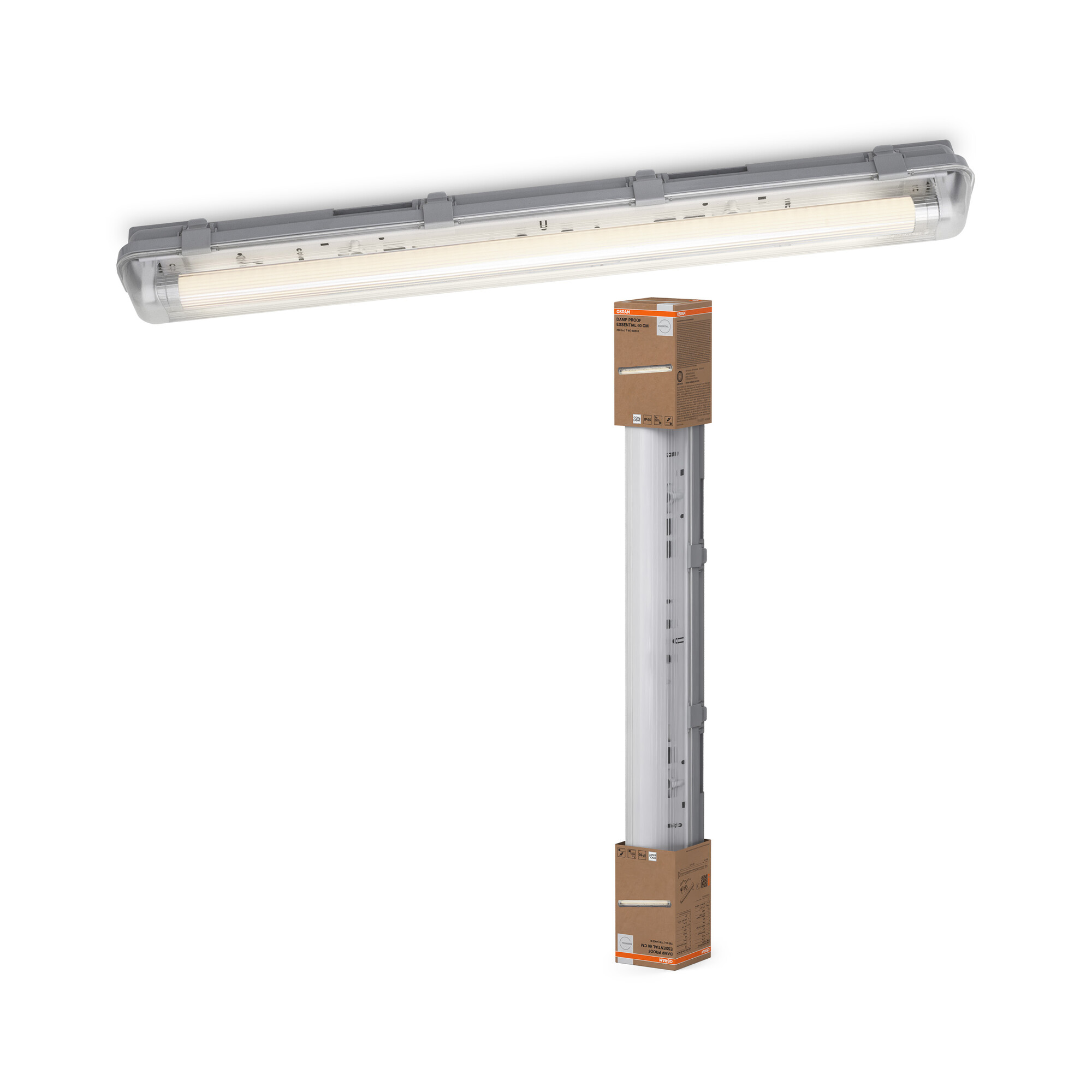 Osram Feuchtraumlampe Essential, 60 cm, 1X7W