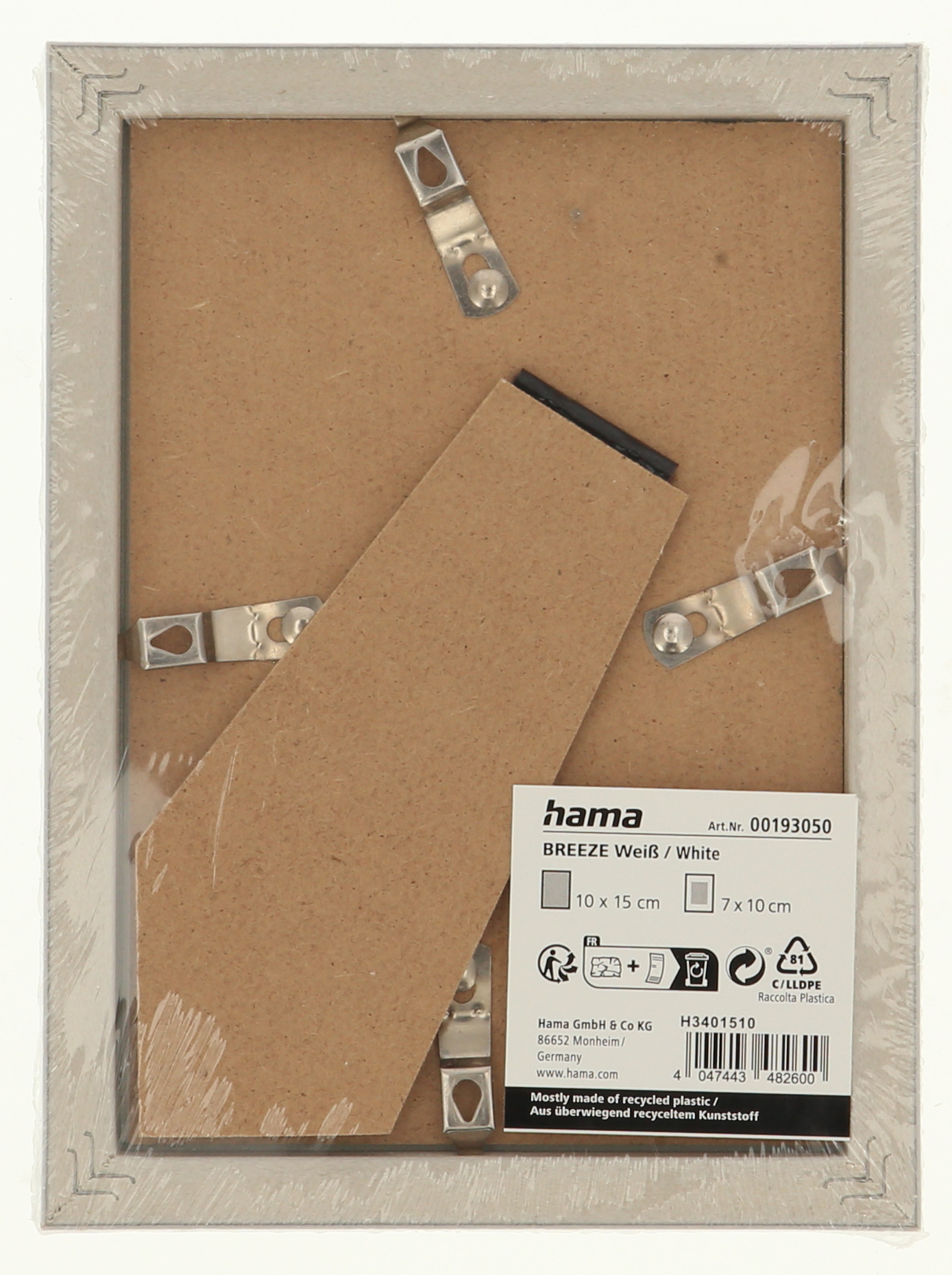 Hama Bilderrahmen Breeze Weiß, 10 x 15 cm