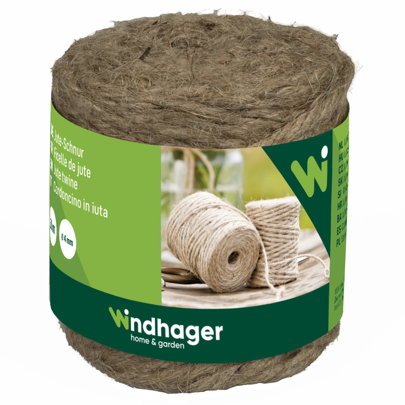 Windhager Jute-Schnur, 4 mm x 50 m