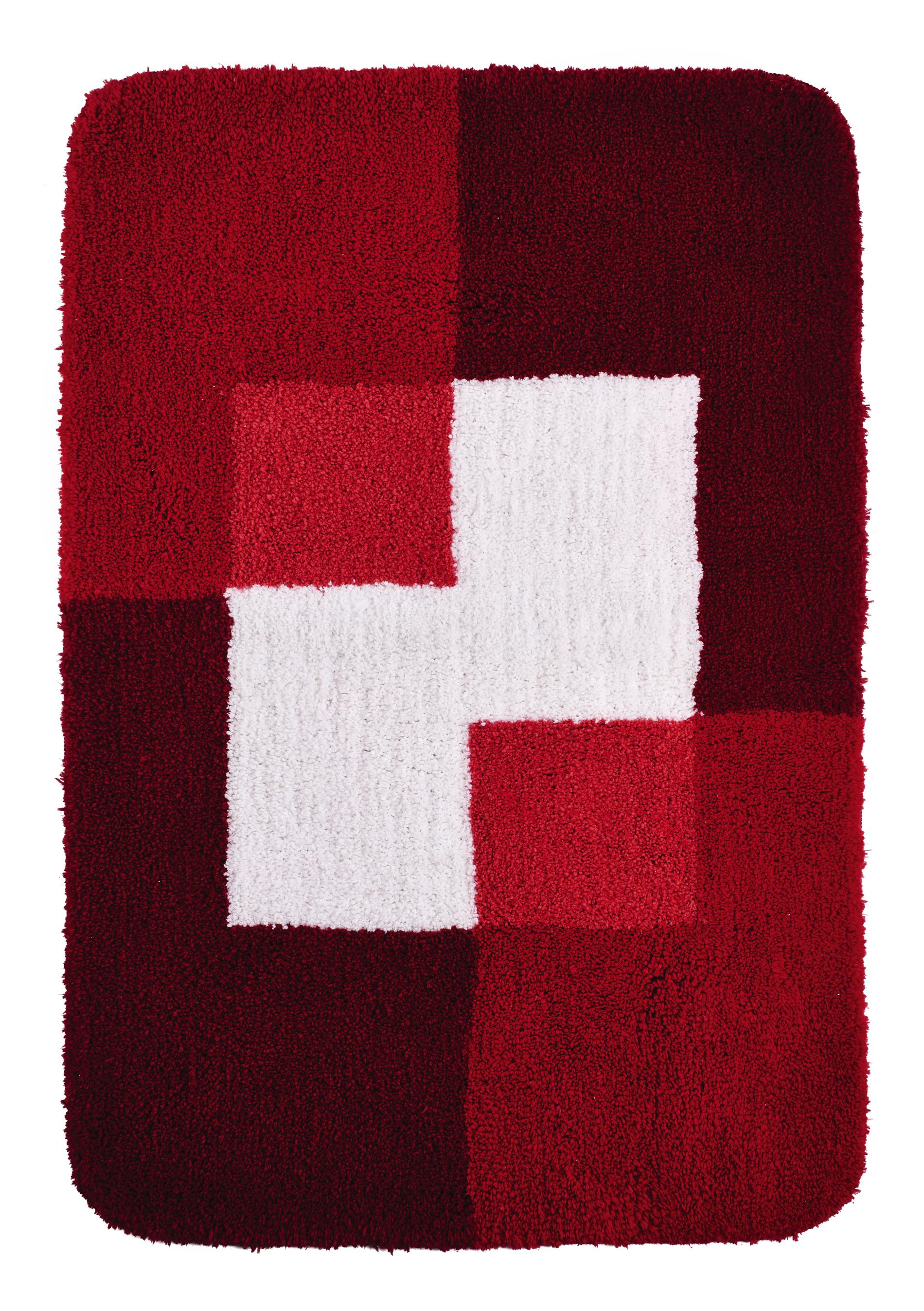 332994-1   TEPPICH COINS ROT 60X90 CM
