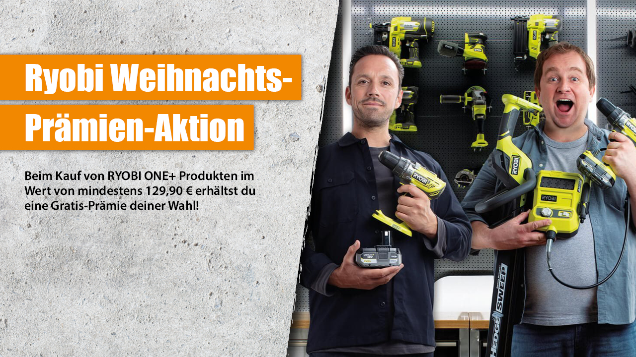 Ryobi Weihnachtsprämienaktion Ryobi Weihnachtsprämienaktion