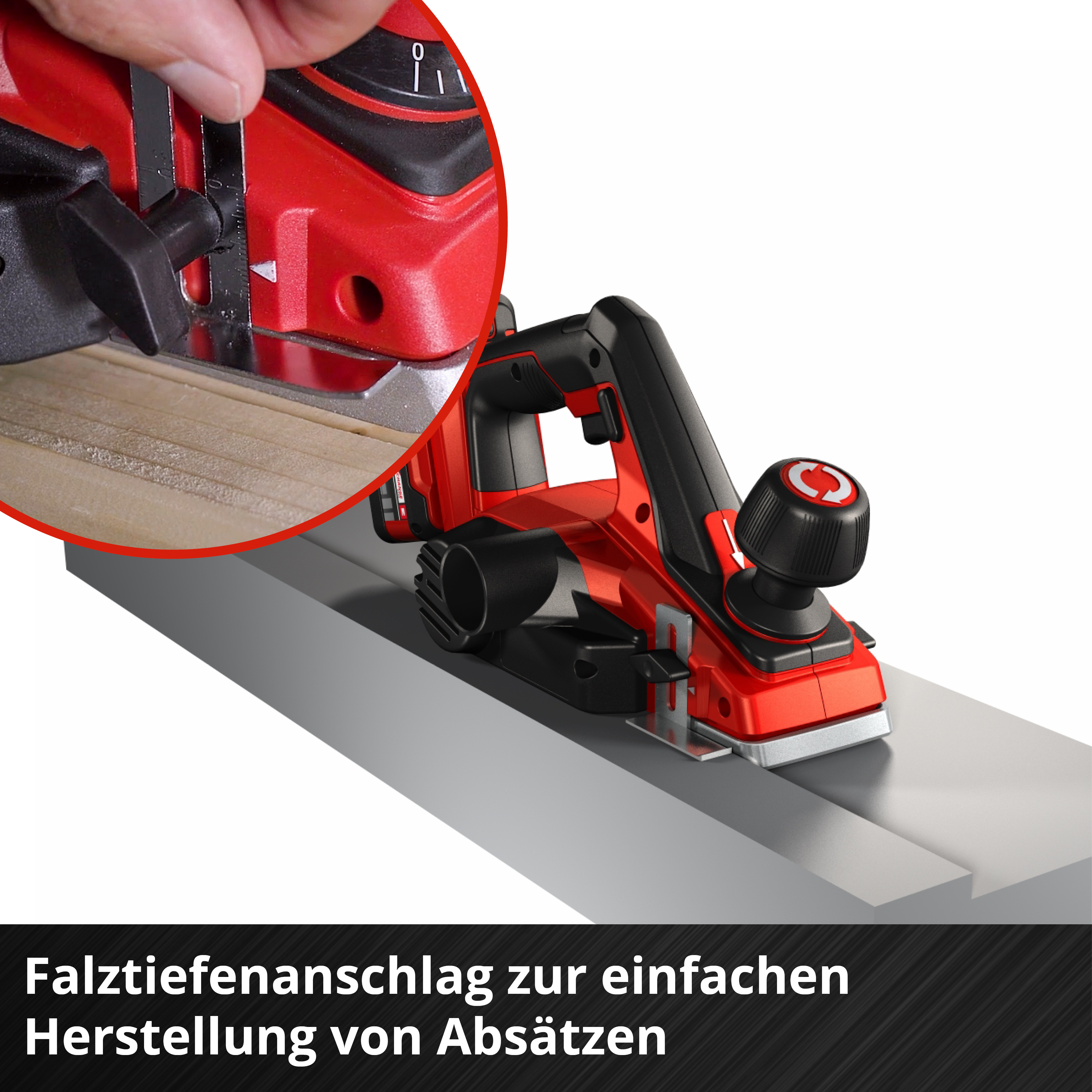 Einhell Akku-Hobel TE-PL 18/82 Li - Solo