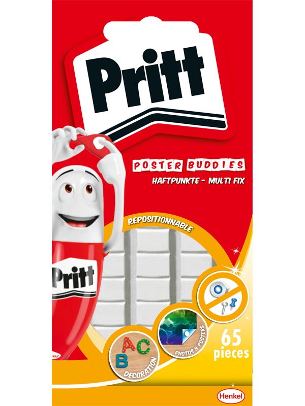 Pritt Multi-Fix Haftpunkte, 65 Stück