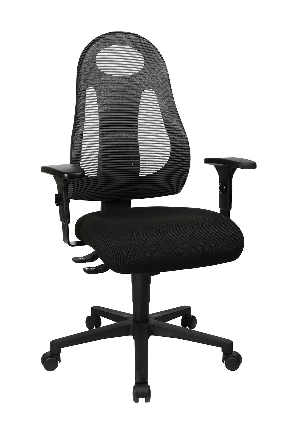 700702-FR10P-G202 BÜROSTUHL FREE ART SCHWARZ