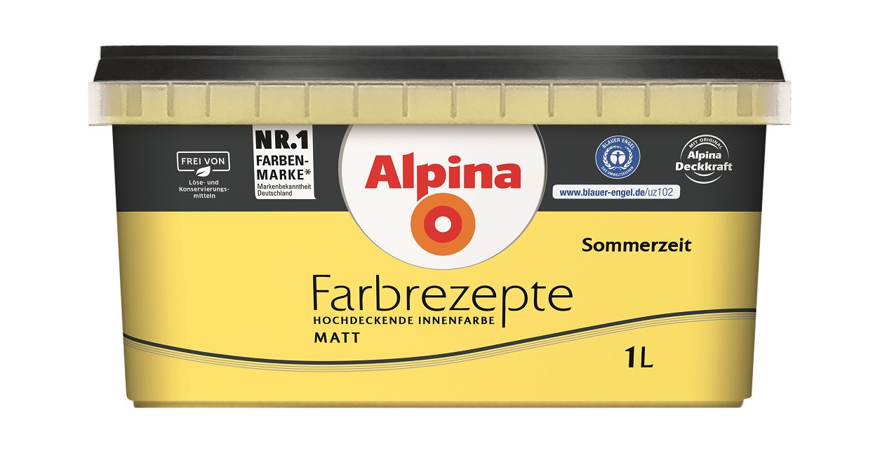 Alpina Farbrezepte Sommerzeit, 1L