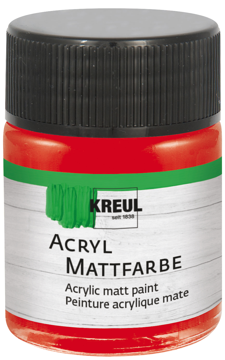 75555_KREUL_AcrylMattfarbe_Brillantrot_50ml_RGB Mattfarbe
