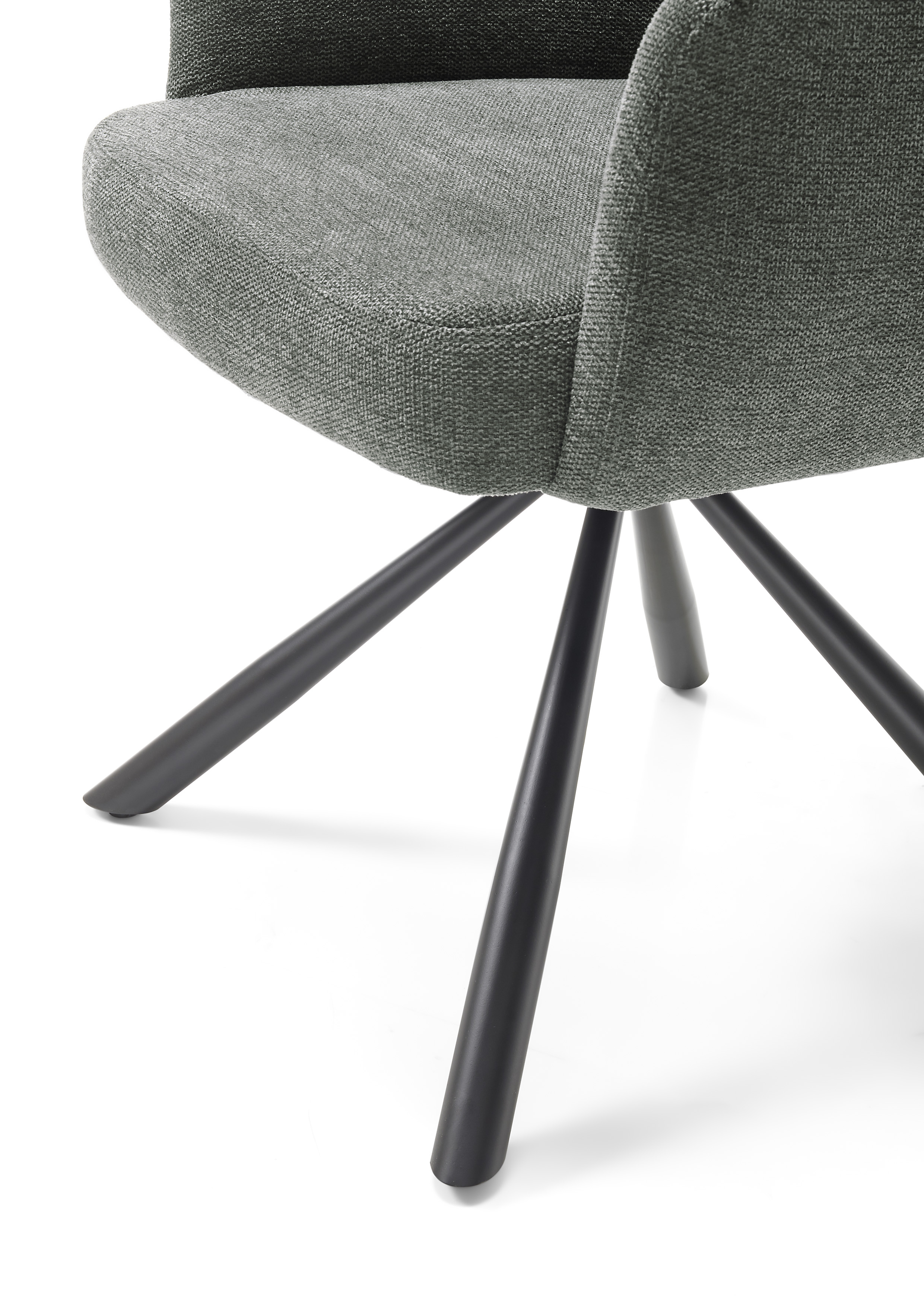 Stolkom Armlehnstuhl Sofia mit Strukturstoffbezug, grau Stolkom Armlehnstuhl Sofia mit Strukturstoffbezug, grau