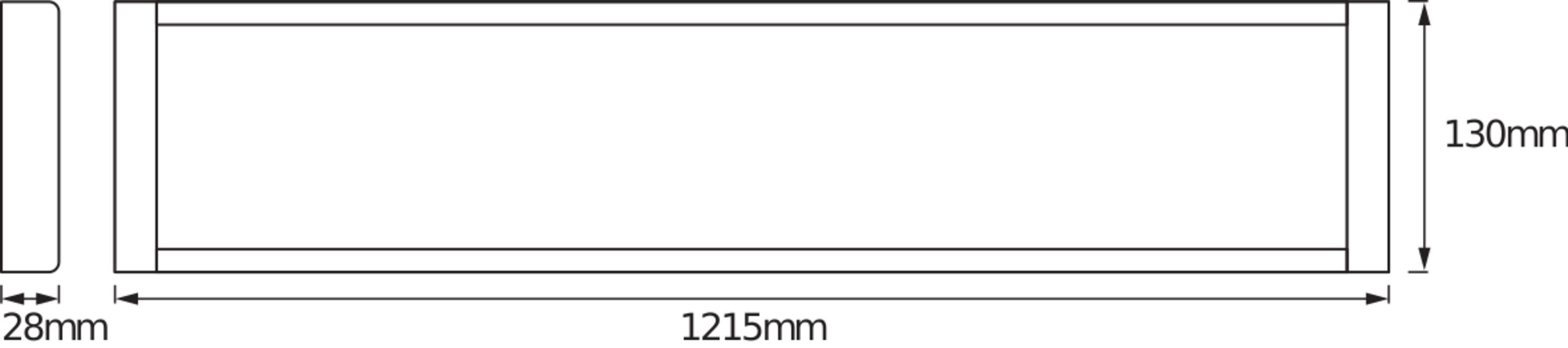 Osram Deckenleuchte "LED Office Line 1.2M" 48W, 4000K