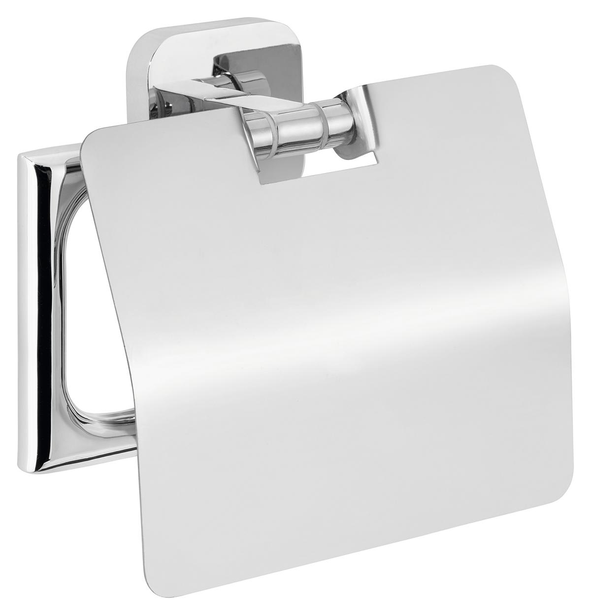 tesa_Elegaant_40429_left_pr tesa Elegaant Toilettenrollenhalter, mit Deckel