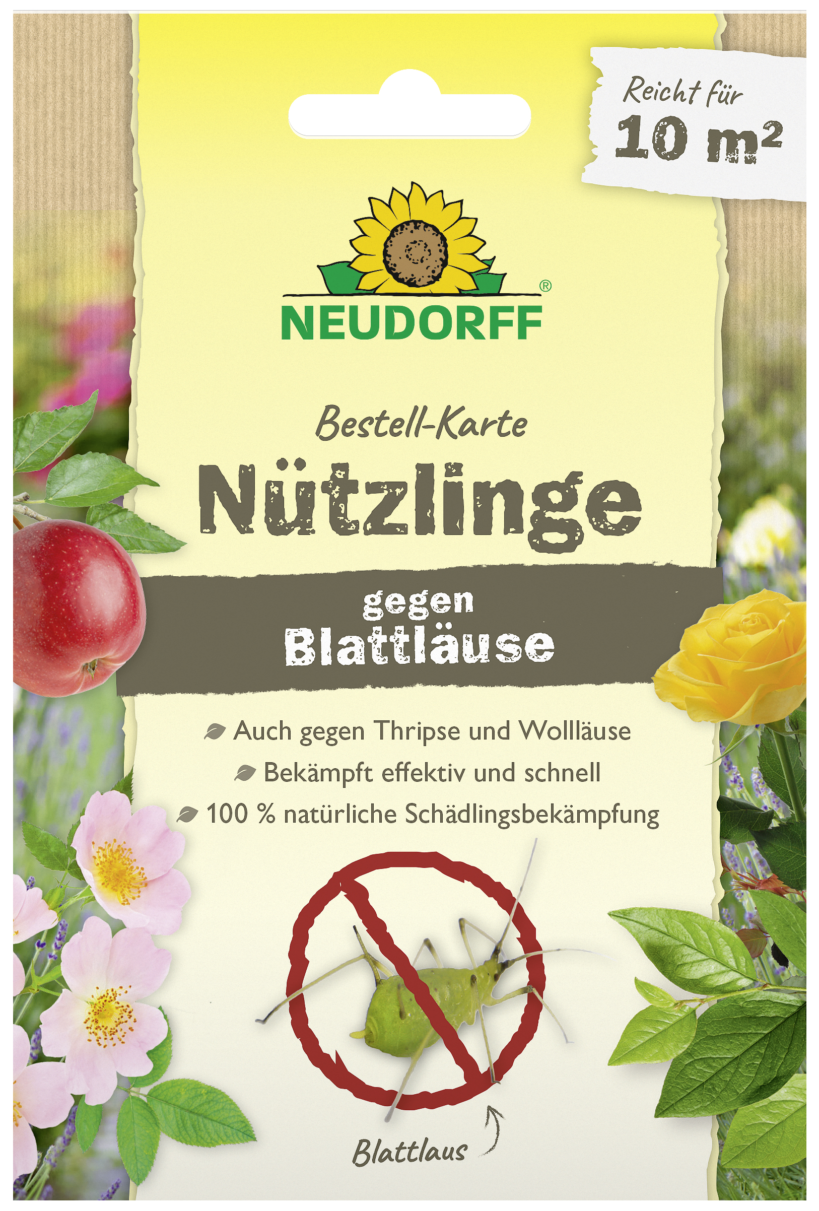 Neudorff Bestell-Karte Nützlinge gegen Blattläuse 