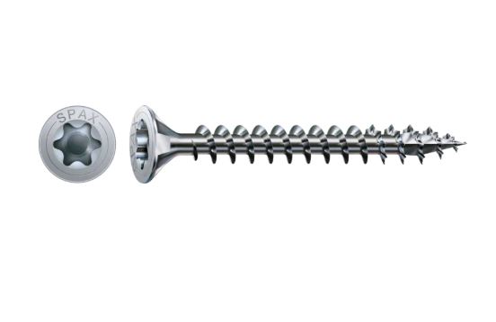 SPAX Universalschraube, 5 x 40 mm, Vollgewinde, Senkkopf, T20, 4CUT, WIROX - 1191010500403