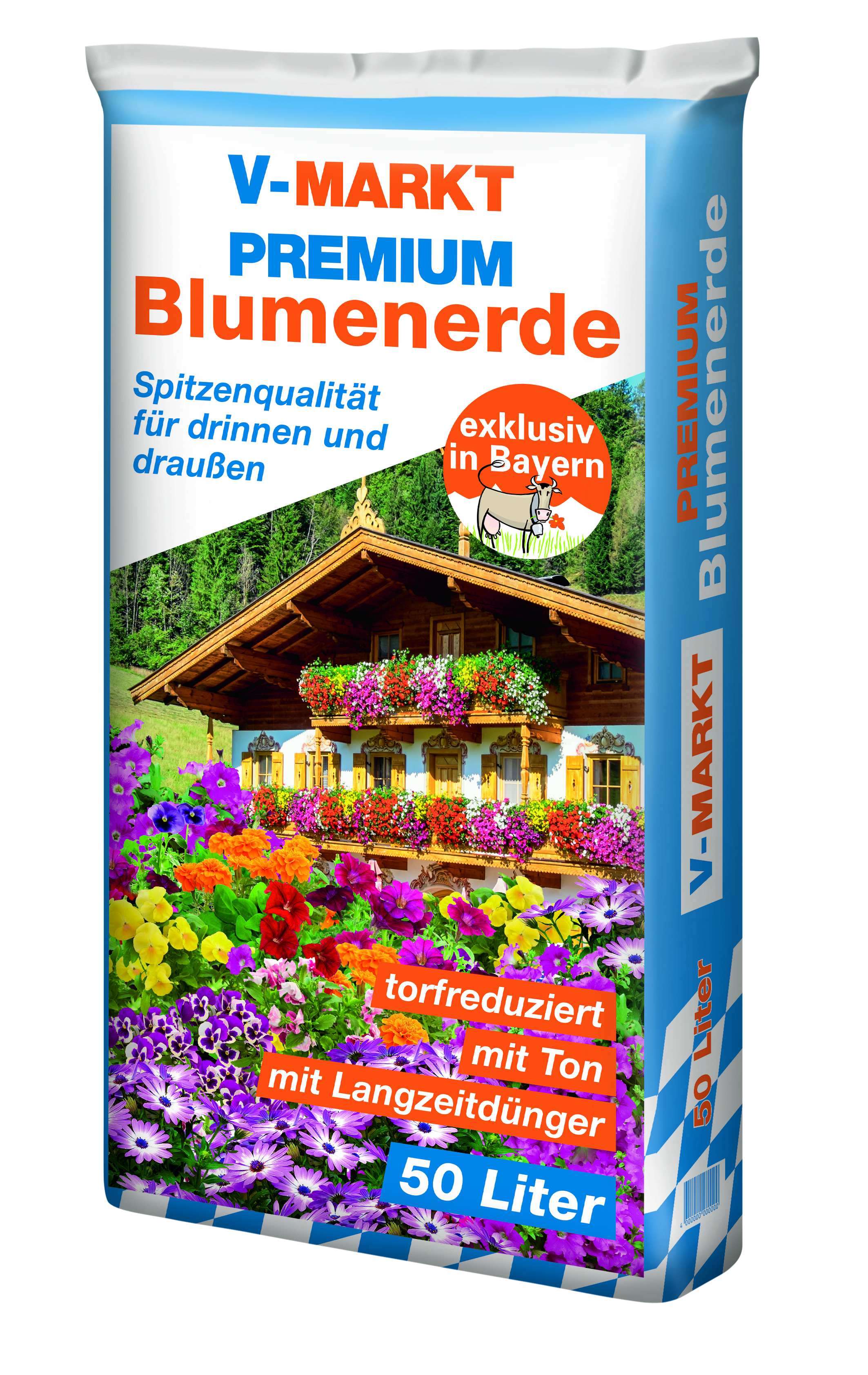 V-Markt Premium Blumenerde, 50 L