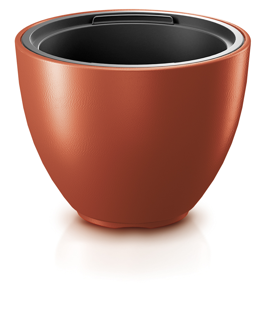 Prosperplast Blumentopf Heos, Ø 56,8 cm, kupfer