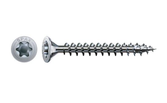 SPAX Universalschraube, 3,5 x 16 mm, Vollgewinde, Senkkopf, T20, 4CUT, WIROX - 1191010350163
