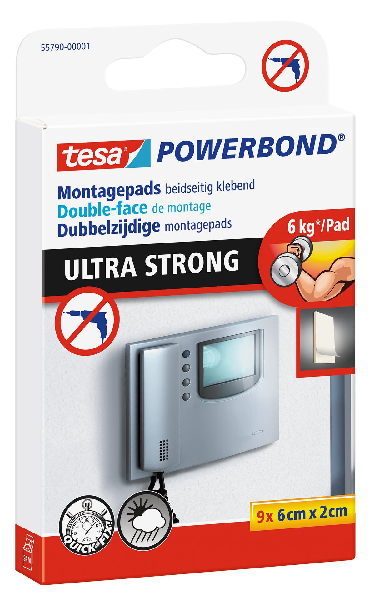 tesa_55790_LI406_pa_002 tesa Powerbond Montagepads Ultra Strong