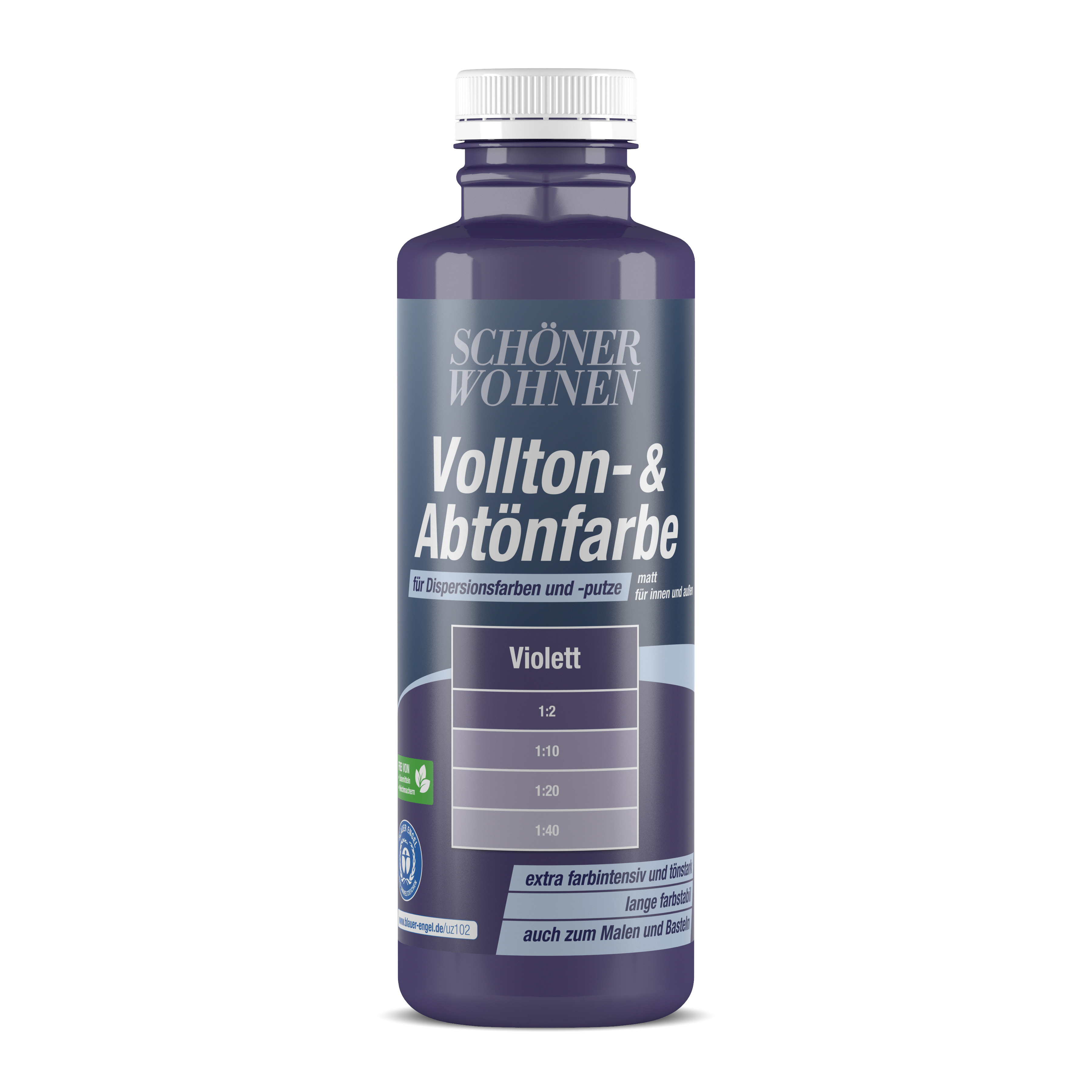 Schöner Wohnen Vollton- und Abtönfarbe, violett
