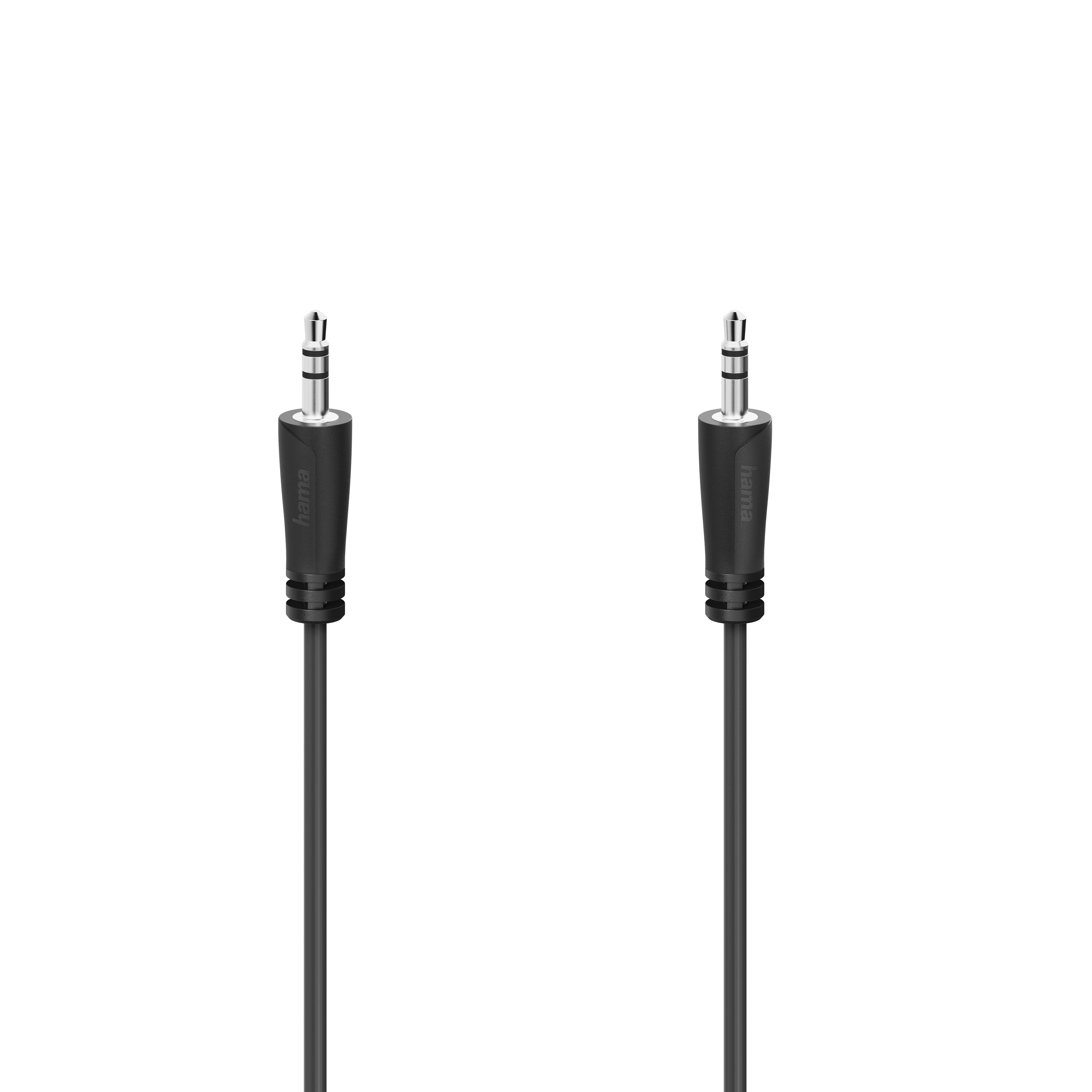 812977 Hama Audio-Kabel, 3,5MM-Klinken-Stecker-3,5MM-Stecker, 0,5M