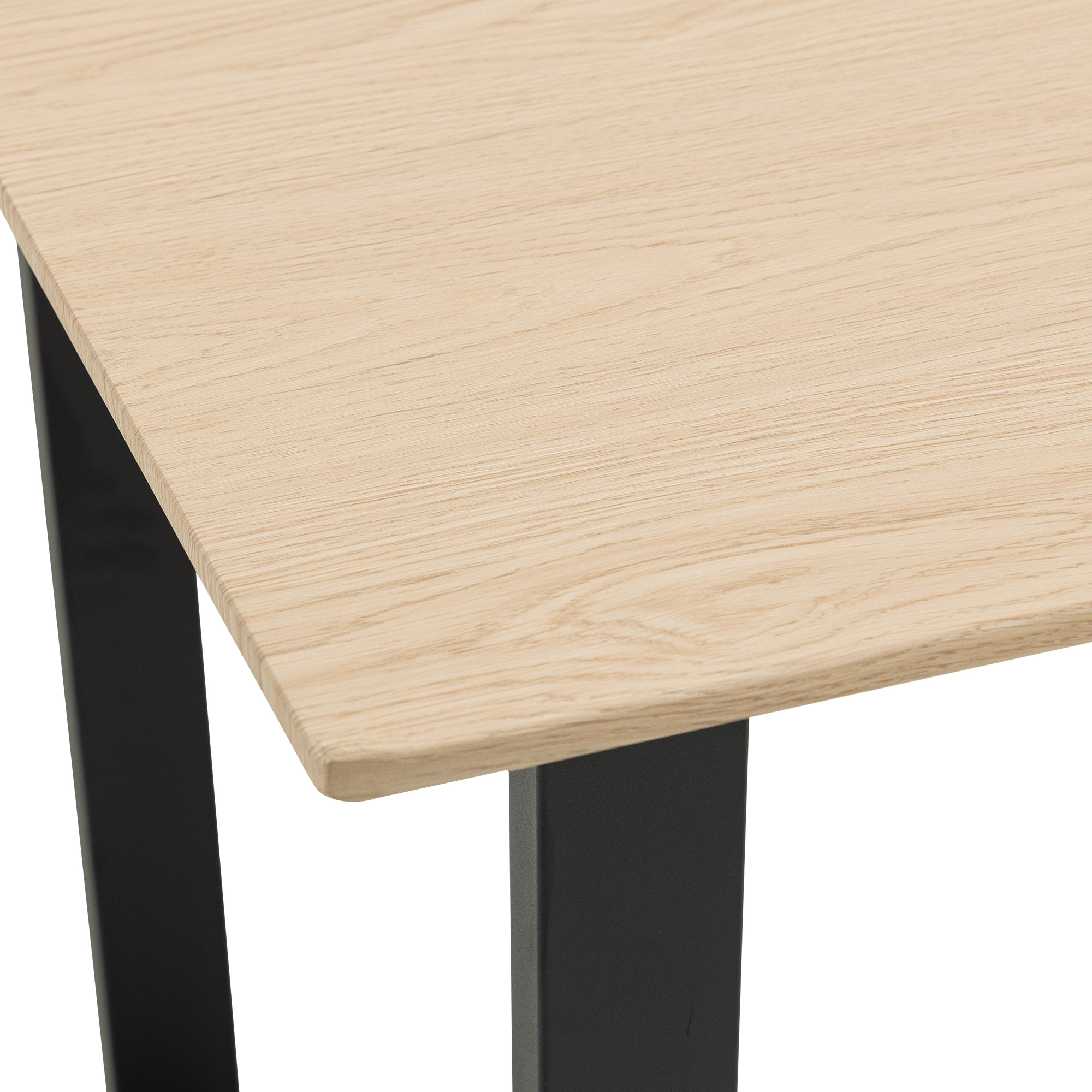 Duo Collection Tisch Nala Eiche/Metall, schwarz