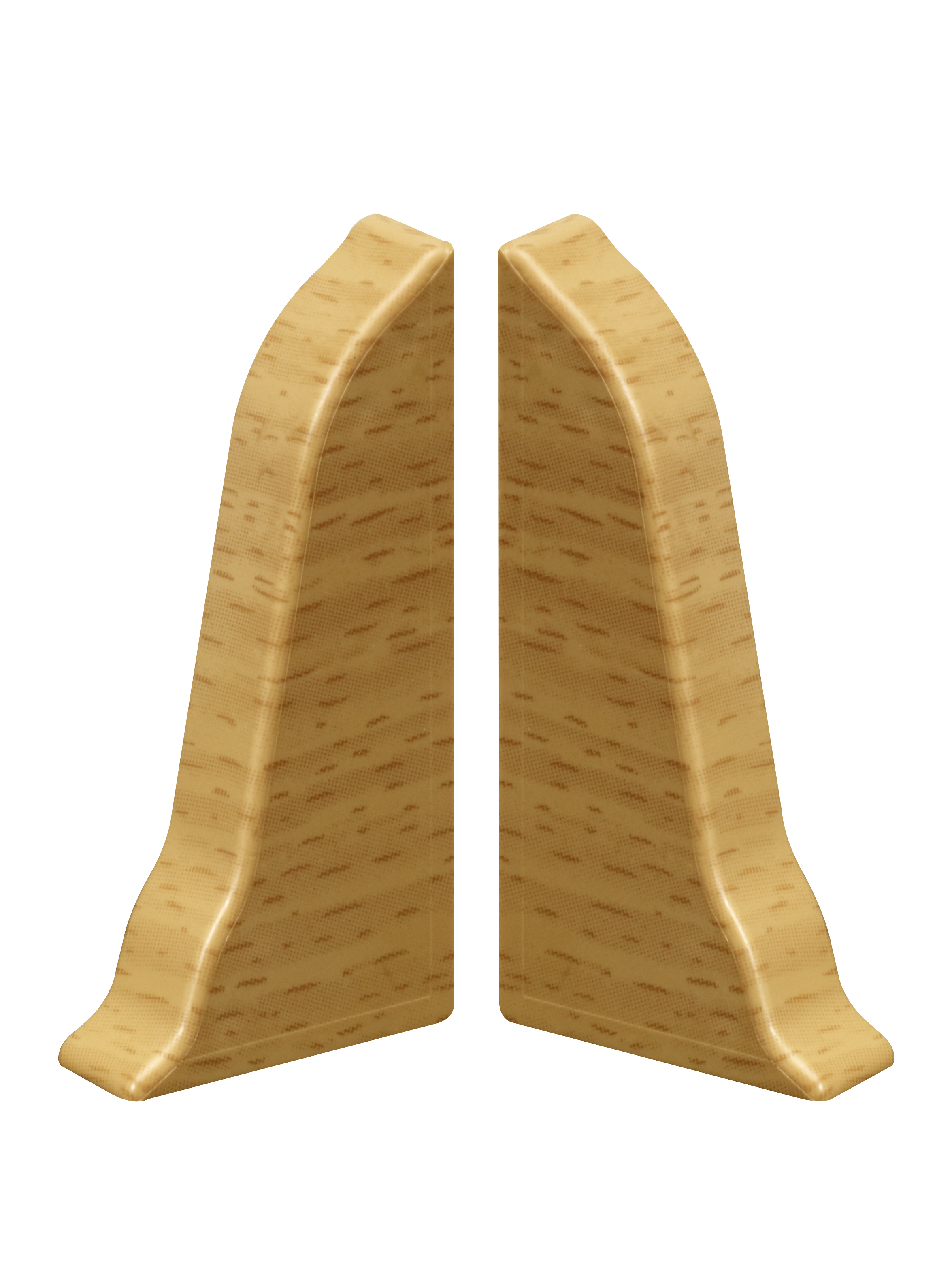 Döllken Endkappe Kunststoffleiste Classic 50, buche gelb