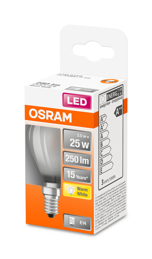 4058075436626_Packaging_image OSRAM LEUCHTMITTEL LED RETROFIT CLASSIC P 25 FR 2.5 W/2
