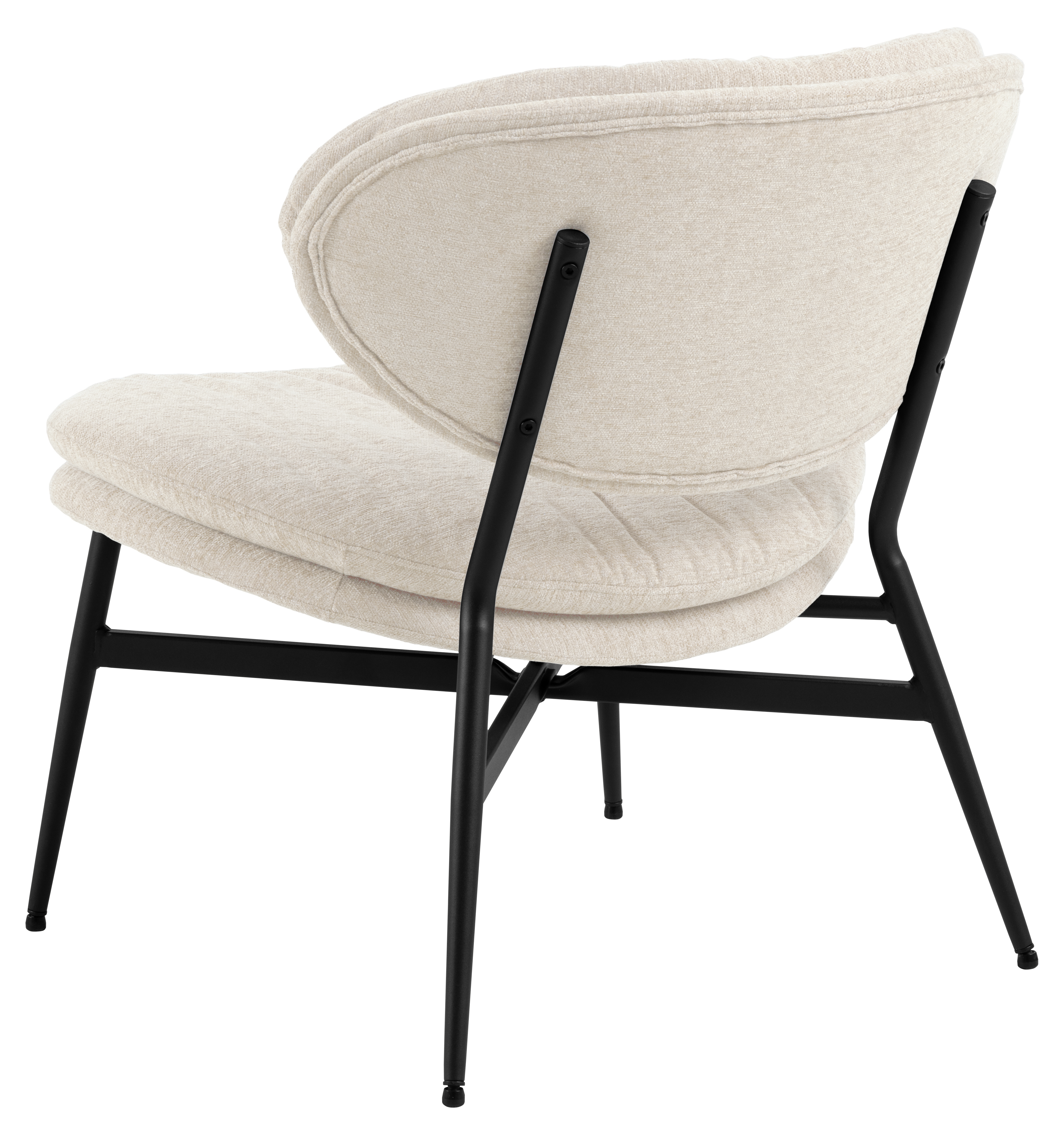 Actona Burma Loungestuhl, Apia Stoff beige 