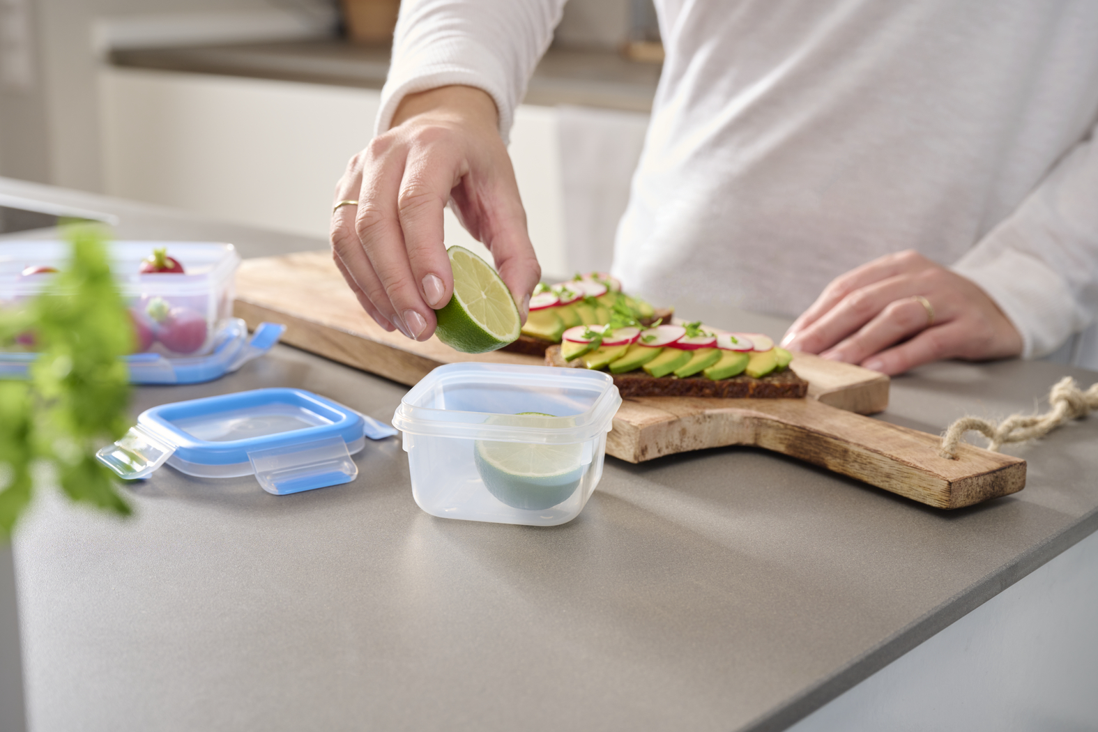 EMSA Clip & Close Frischhaltedose 0,20 L, quadratisch EMSA Clip & Close Frischhaltedose 0,20 L, quadratisch