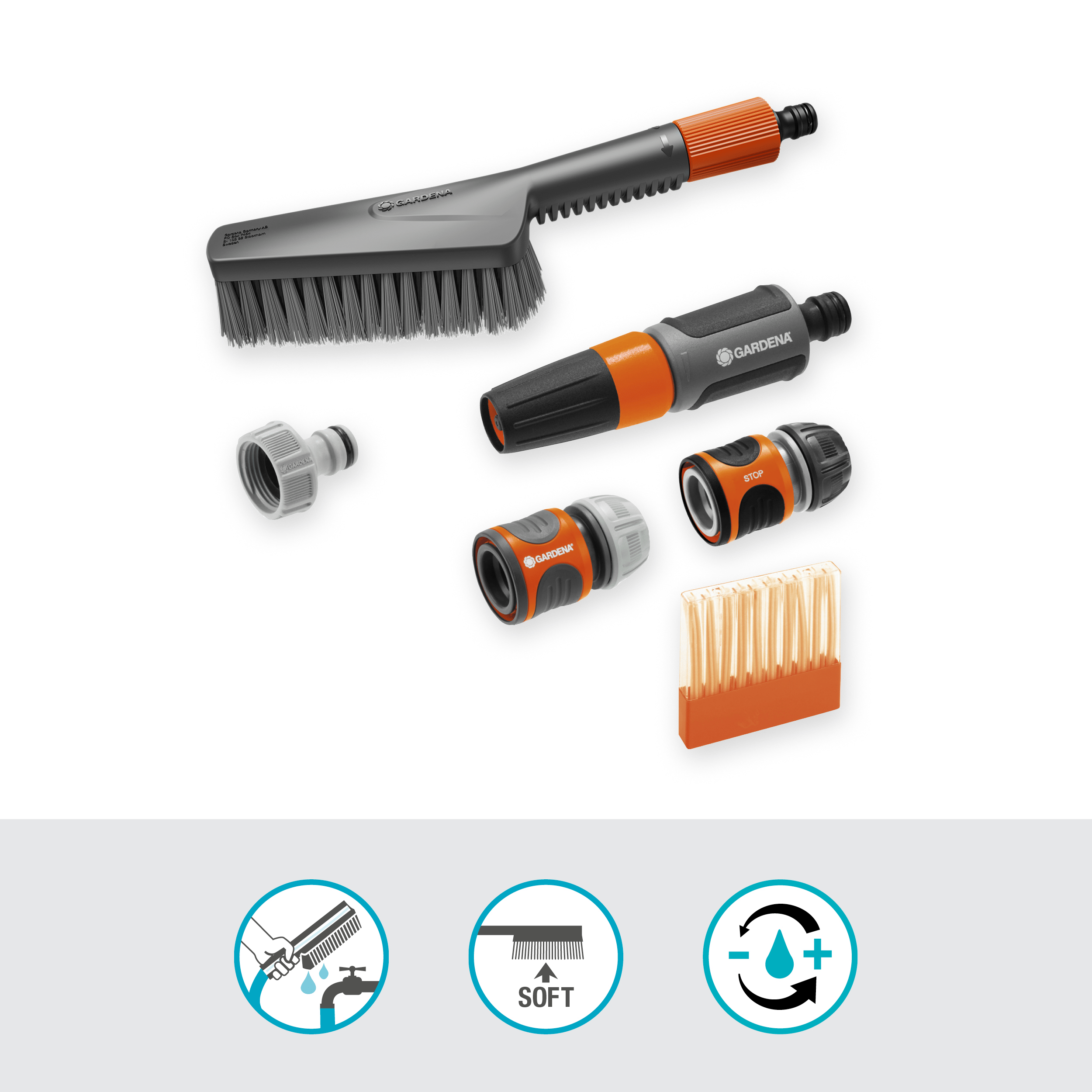 Gardena Cleansystem Grundausstattung S soft Gardena Cleansystem Grundausstattung S soft