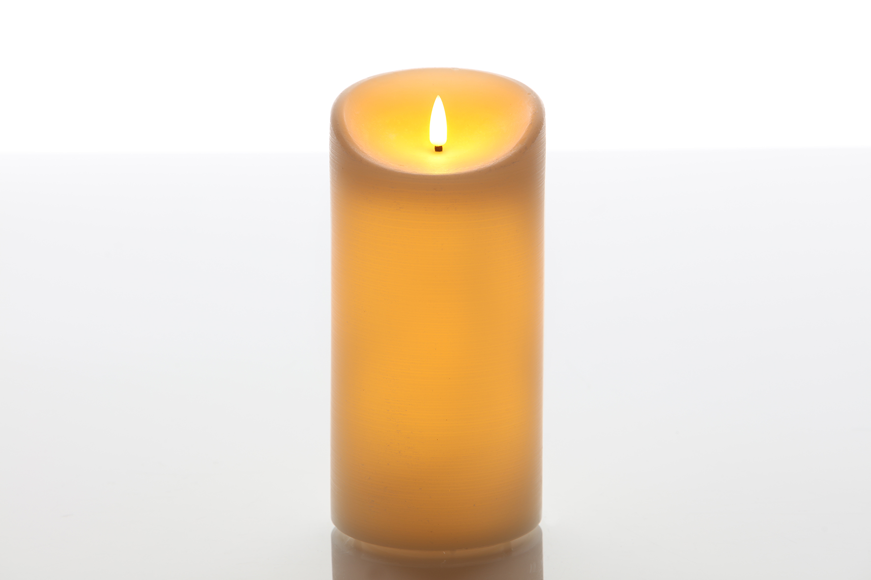 756527_10730 SCHLARAFFENLAND ELEPT LED KERZE OUTDOOR, 10X20CM