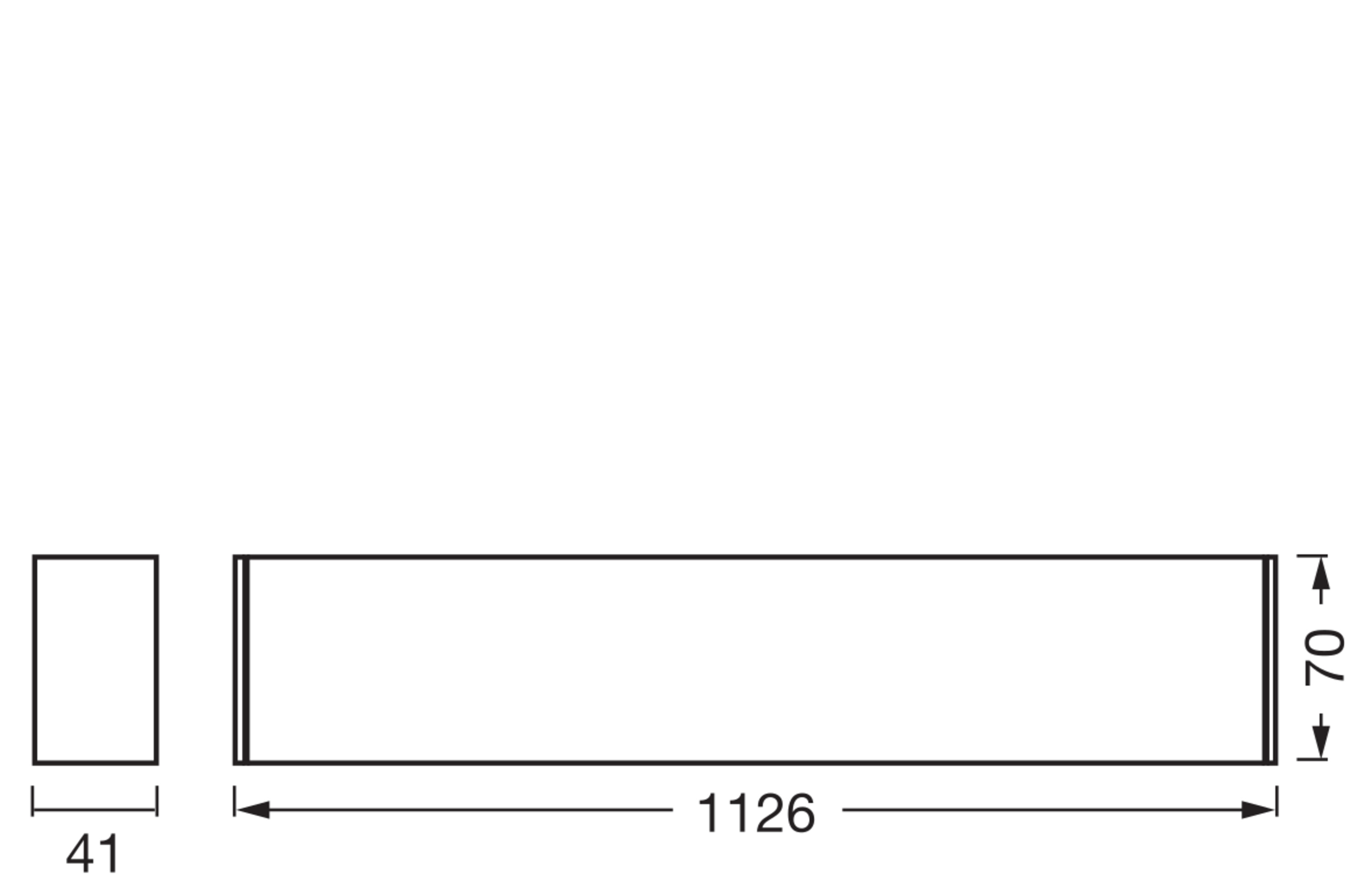 Ledvance Office Line Deckenleuchte, weiß