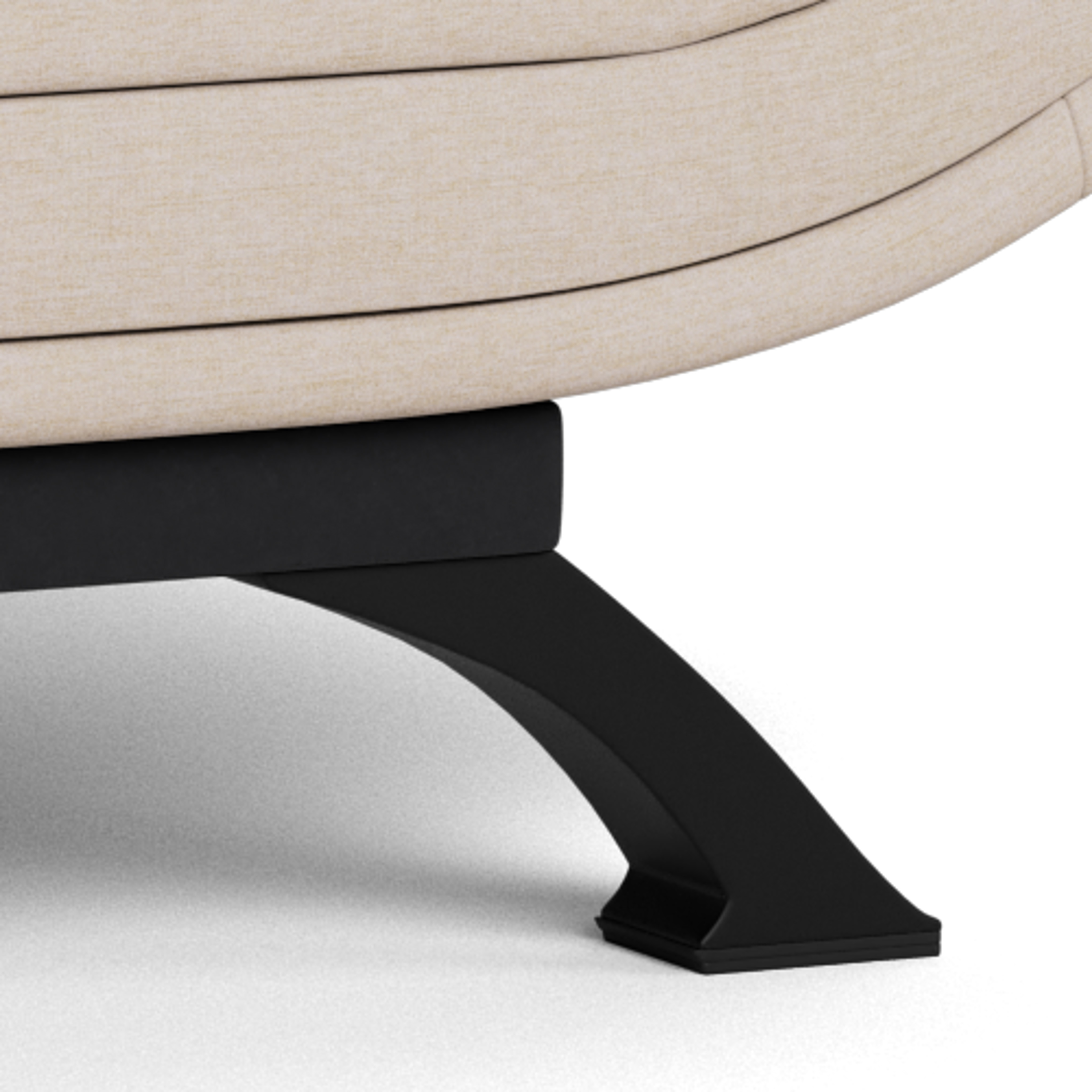 Actona Schlafsofa Faith, 196 x 98 x 91 cm, beige/schwarz